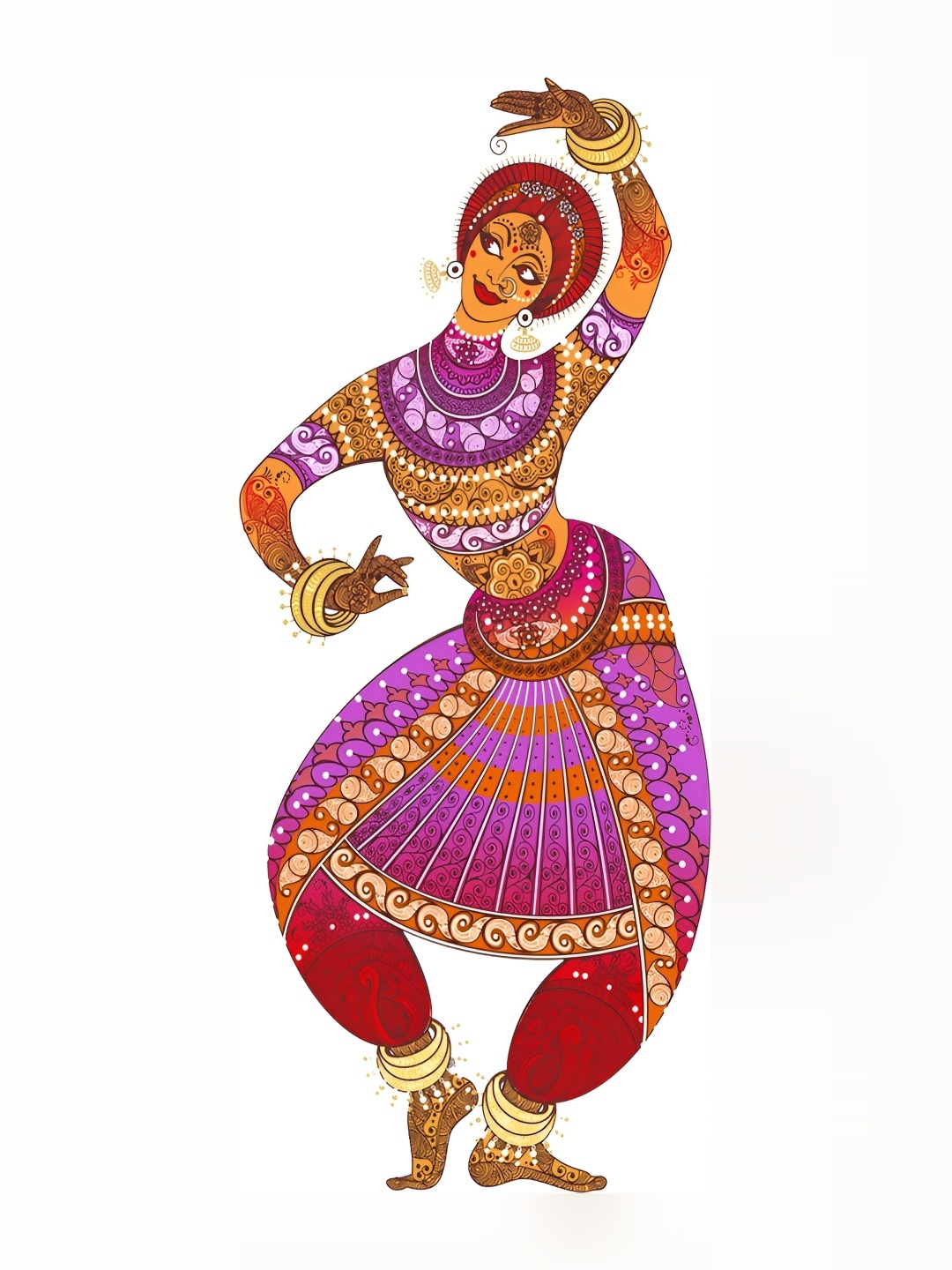 

Aquire Purple & Red Printed Long Lasting Wall Stickers