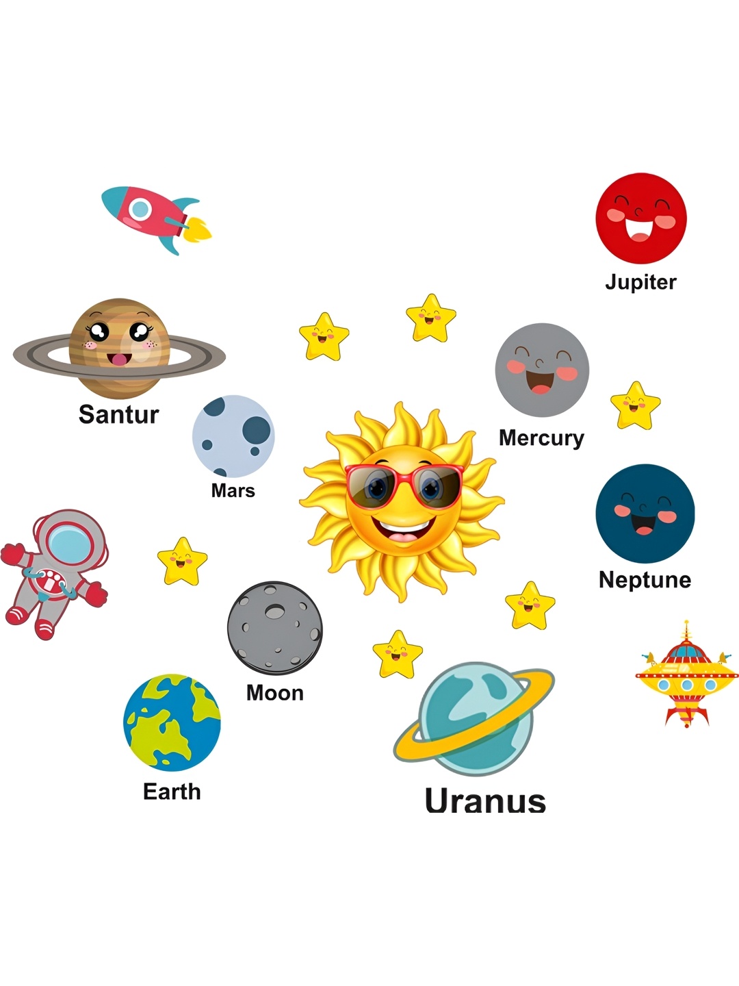 

Aquire Yellow & Blue Solar System Printed Self-Adhesive Wallpaper