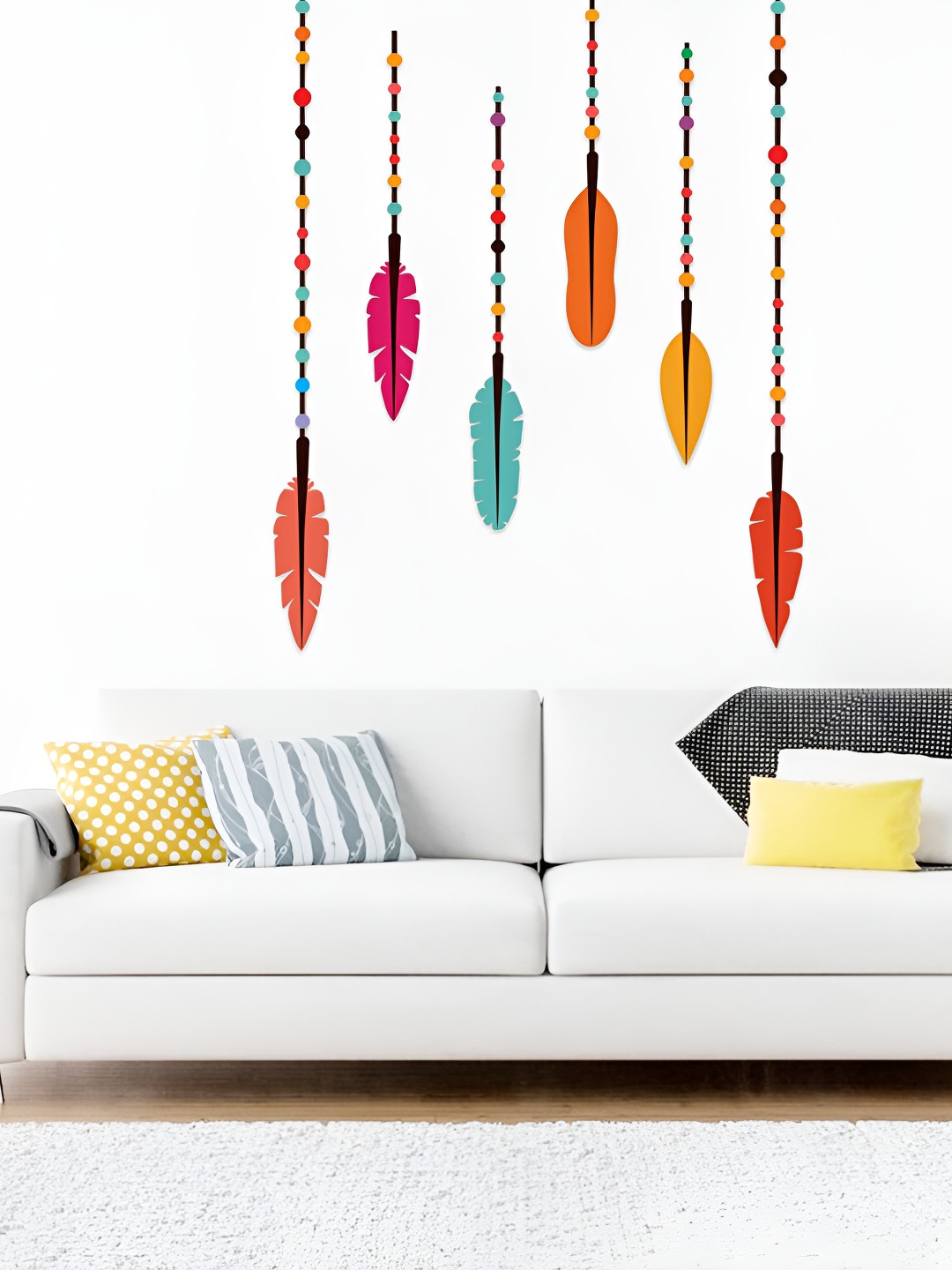 

Aquire Black & Orange Modern Art & Trendy Wall Sticker