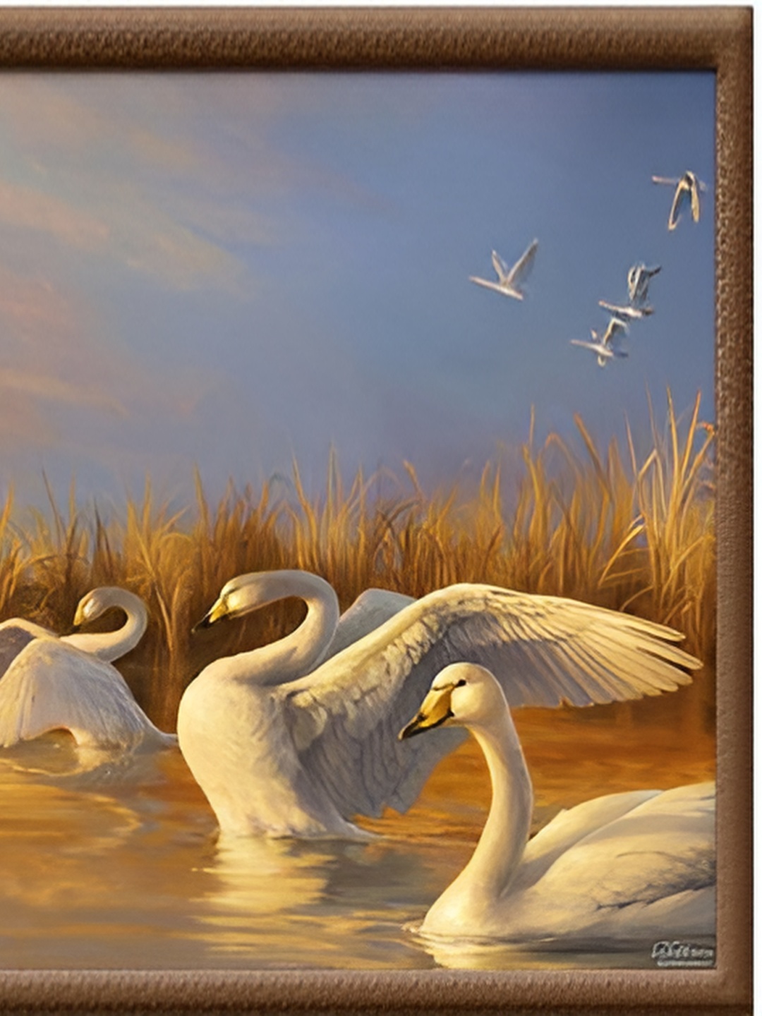 

Aquire White & Yellow Birds Printed Waterproof Wall Sticker