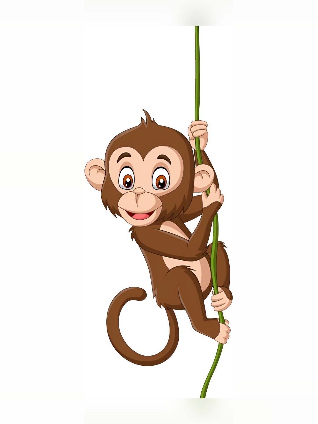 

Aquire Brown Monkey Printed Self-Adhesive Wall Sticker