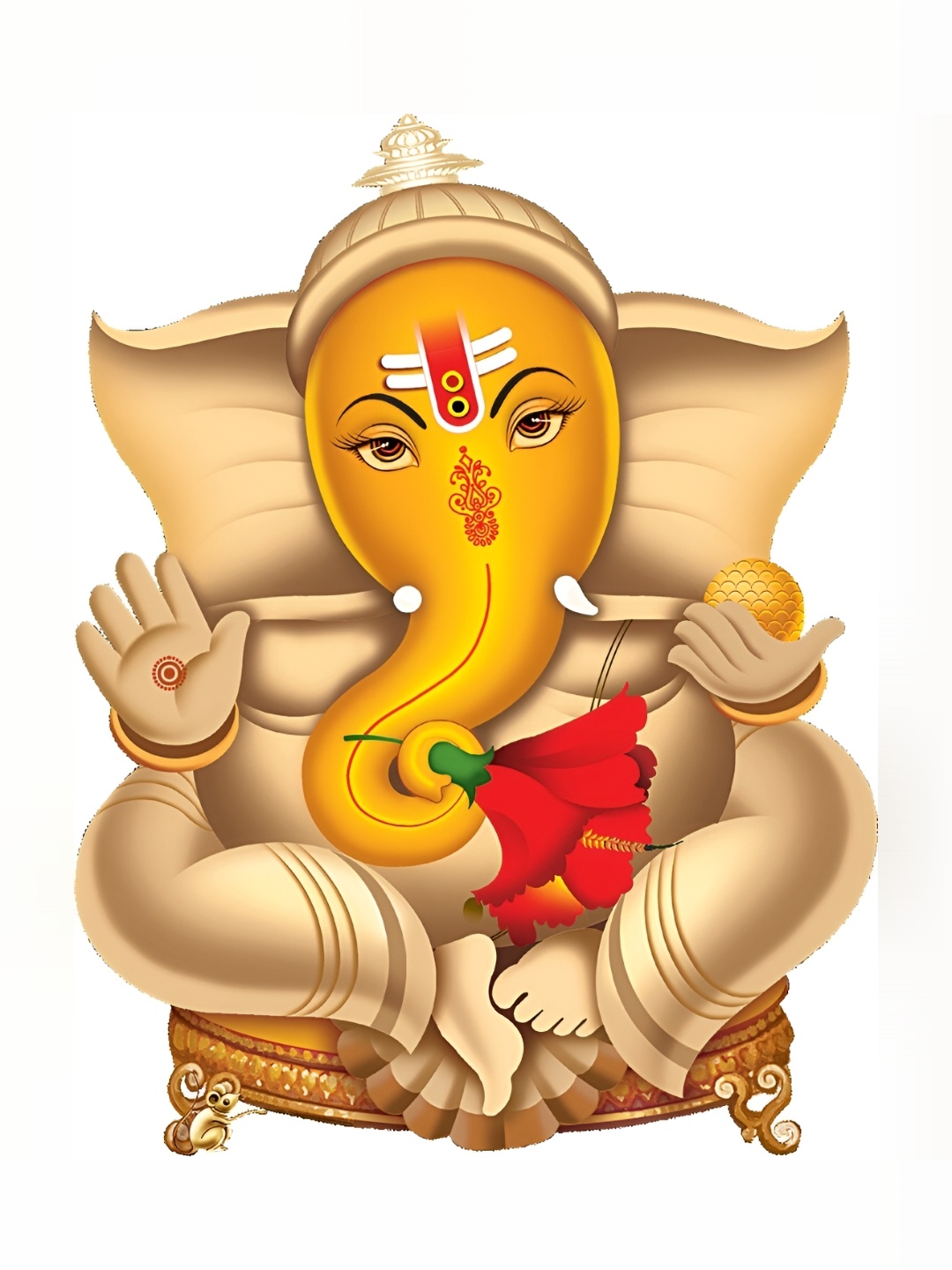 

Aquire God & God's Beige & Yellow Printed Self-Adhesive Wall Sticker
