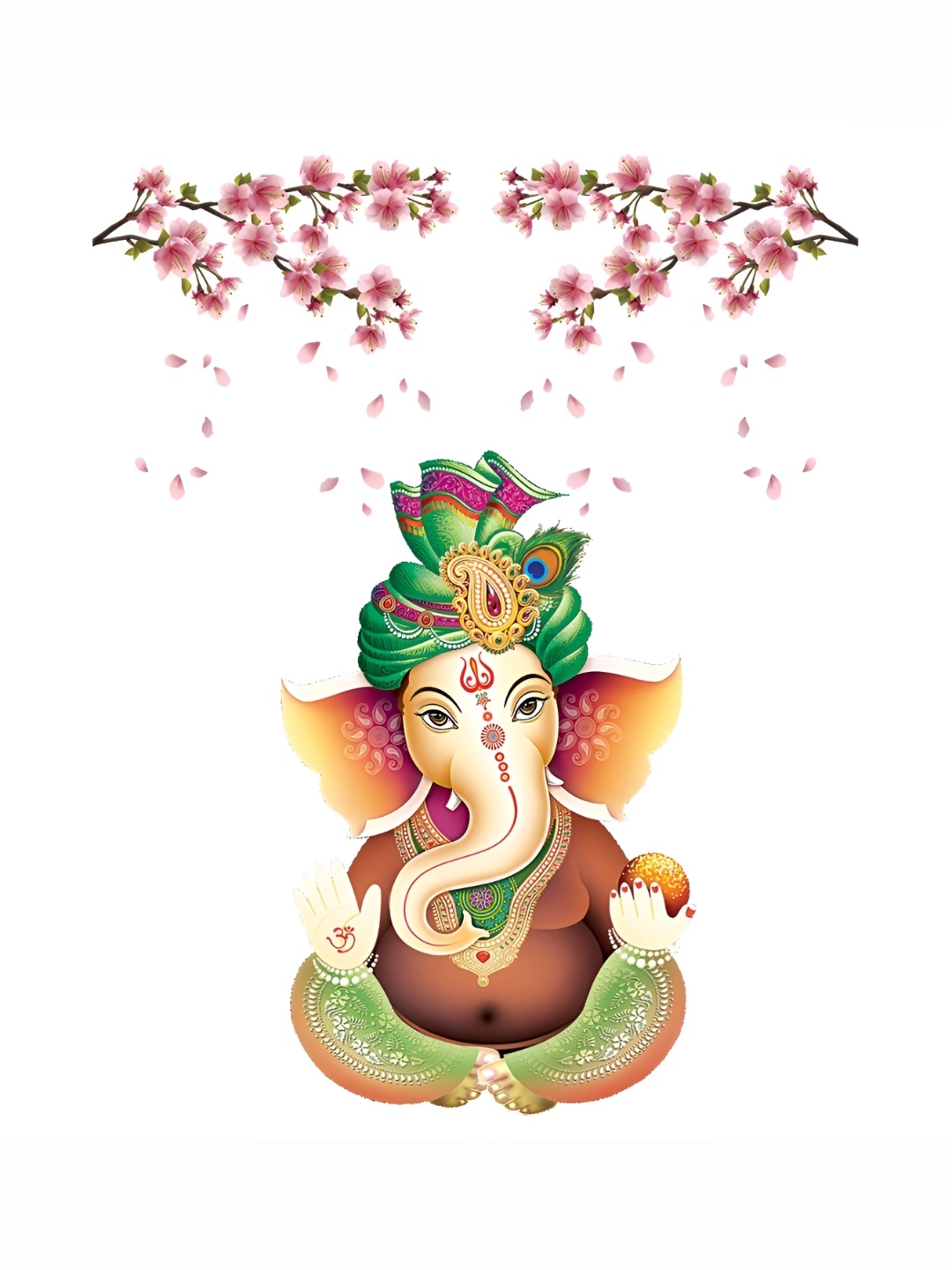 

Aquire god & god's Brown & Green Modern Art Printed Self-adhesive Wallpaper, Pink