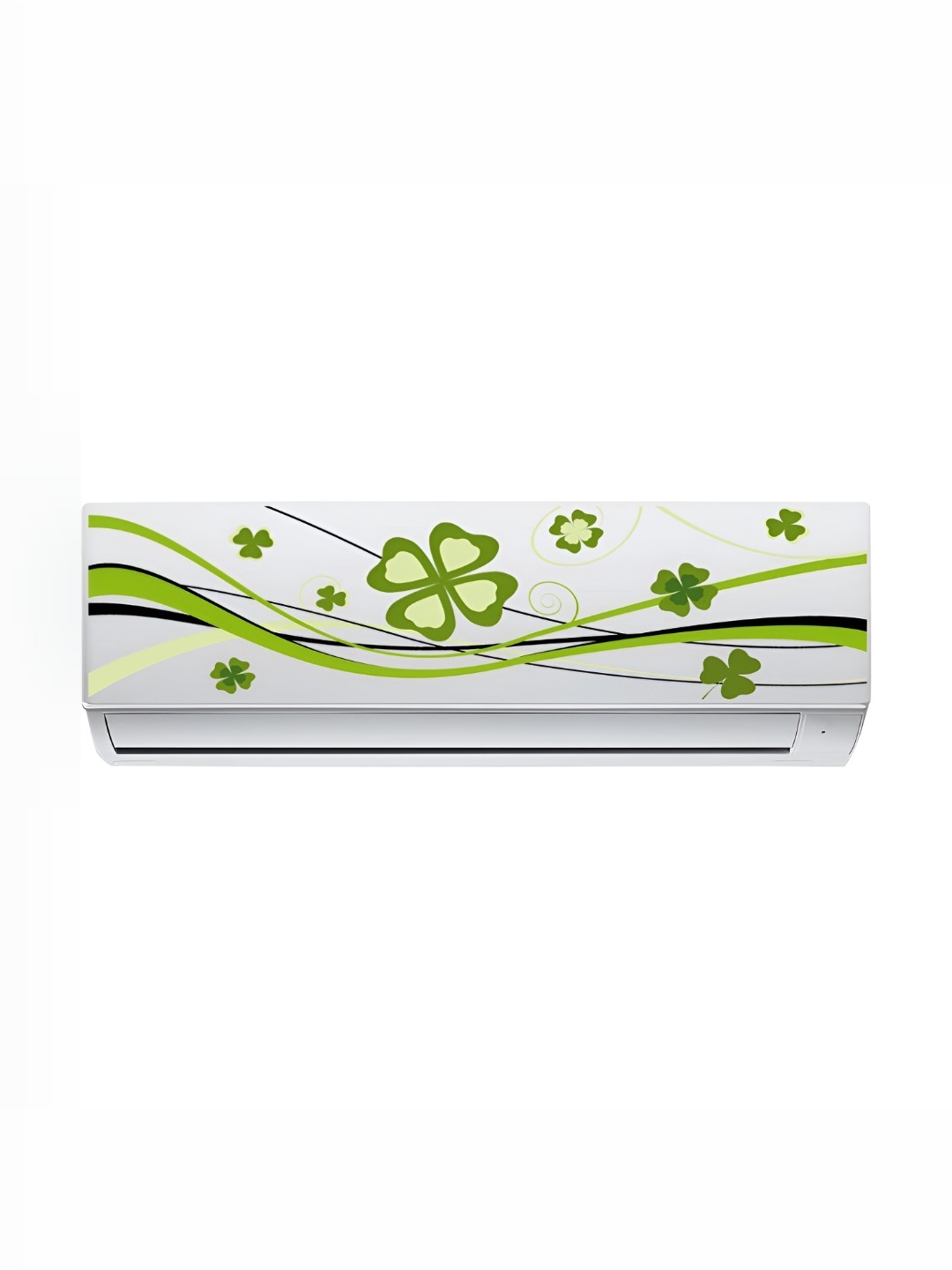 

Aquire Green & Beige Floral Printed Self-Adhesive AC Sticker