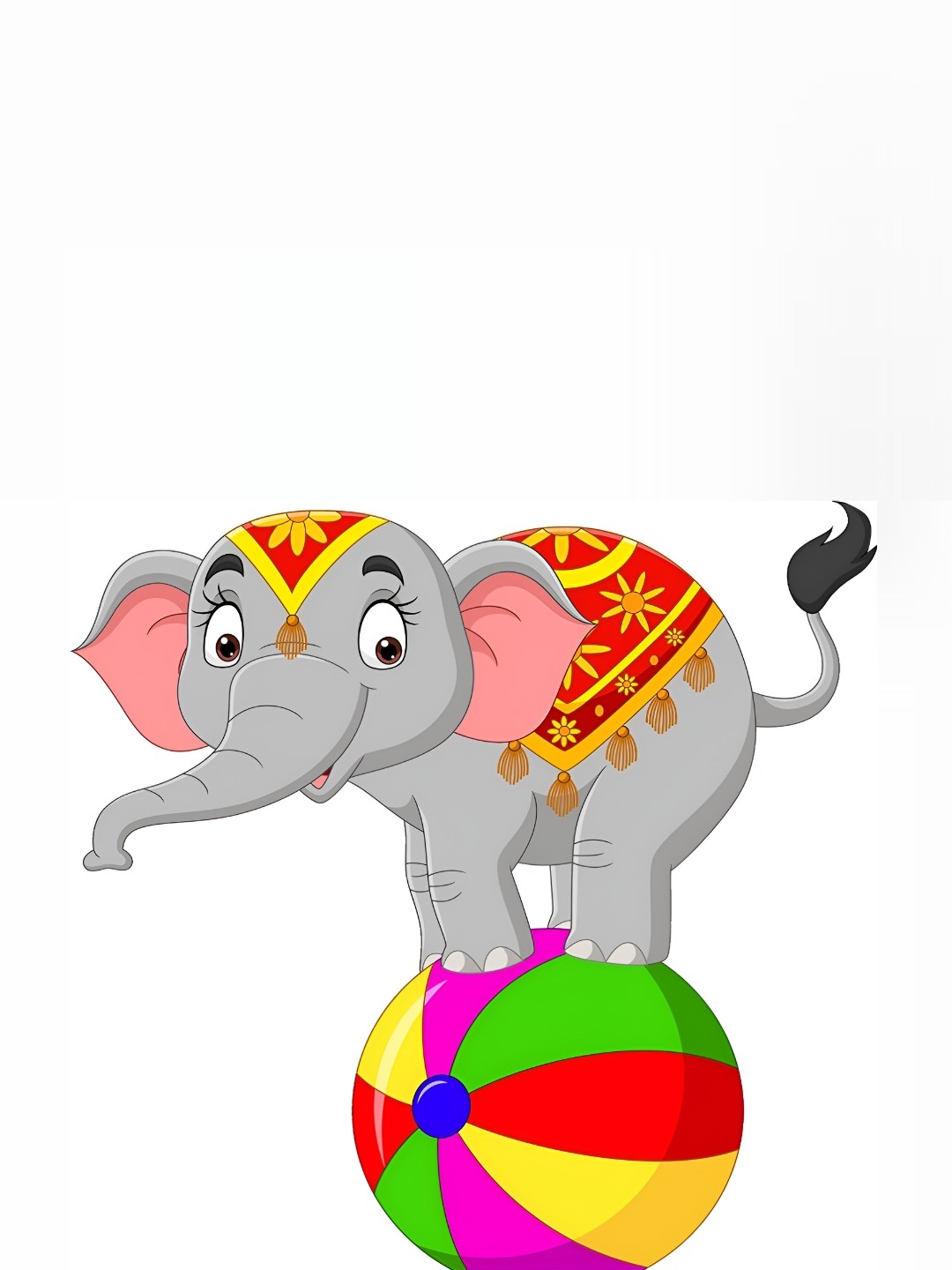 

Aquire Grey & Yellow Baby Elephant On Ball Printed Self-Adhesive Wall Stickers