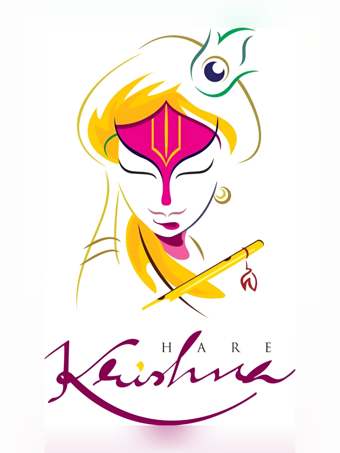 

Aquire Yellow & Purple Religious Theme Printed Self-Adhesive Waterproof Wall Sticker