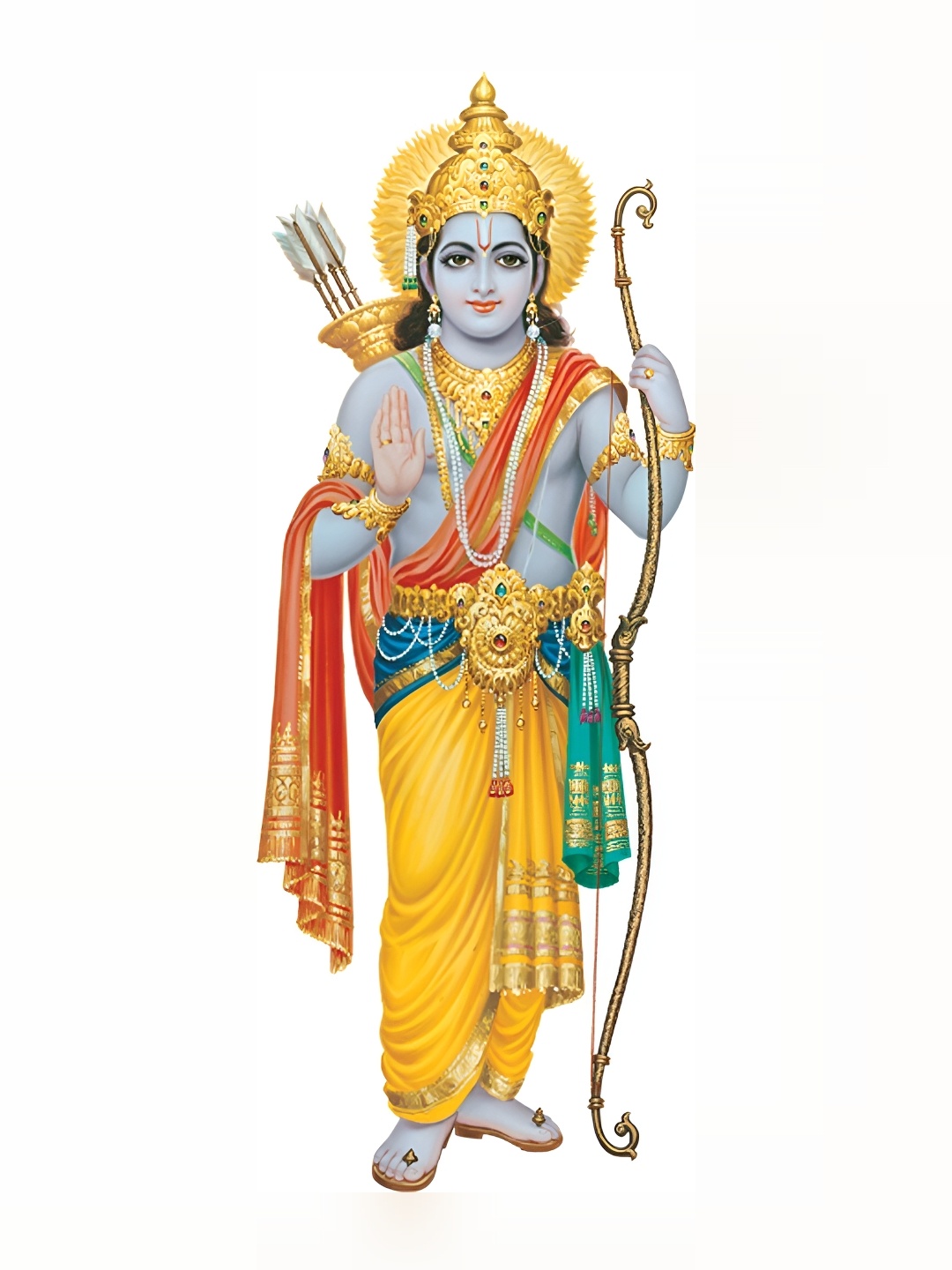 

Aquire Blue & Yellow Religious Printed Long Lasting Wall Stickers