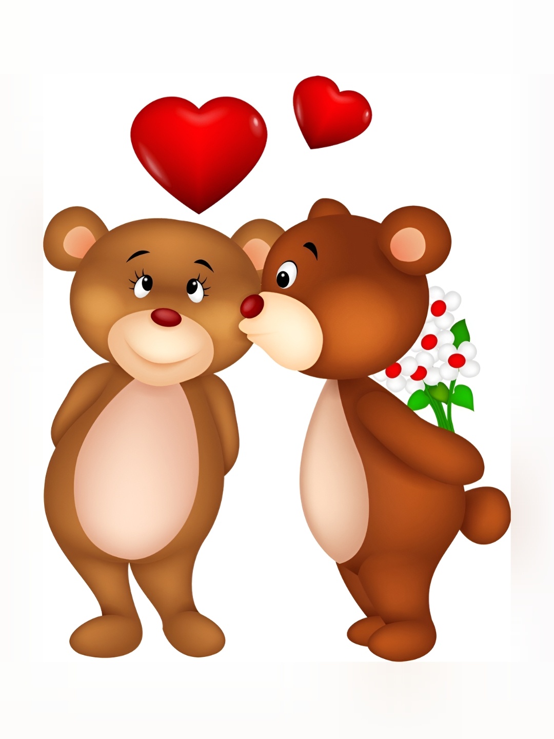 

Aquire Brown & Red Teddy Printed Waterproof Wall Sticker
