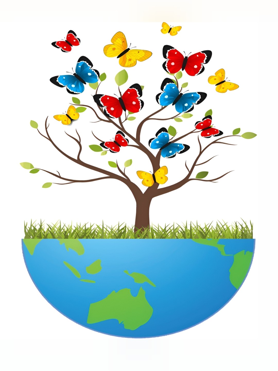 

Aquire Blue & Green Save Earth & Save Water Durable Wall Stickers