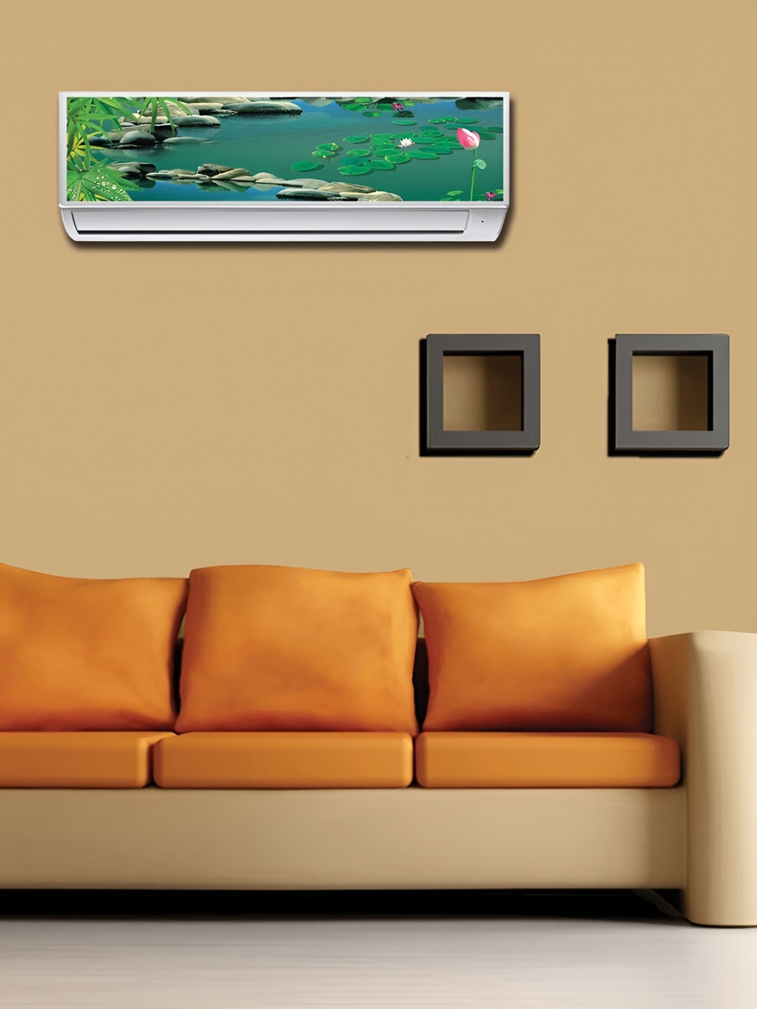 

Aquire Green & Pink Glacial Lake Printed Wall Stickers