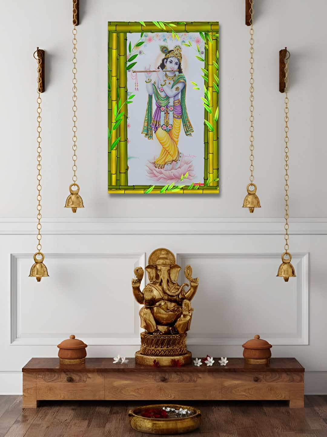 

Aquire Green & Yellow Religious Self-Adhesive Wall Stickers