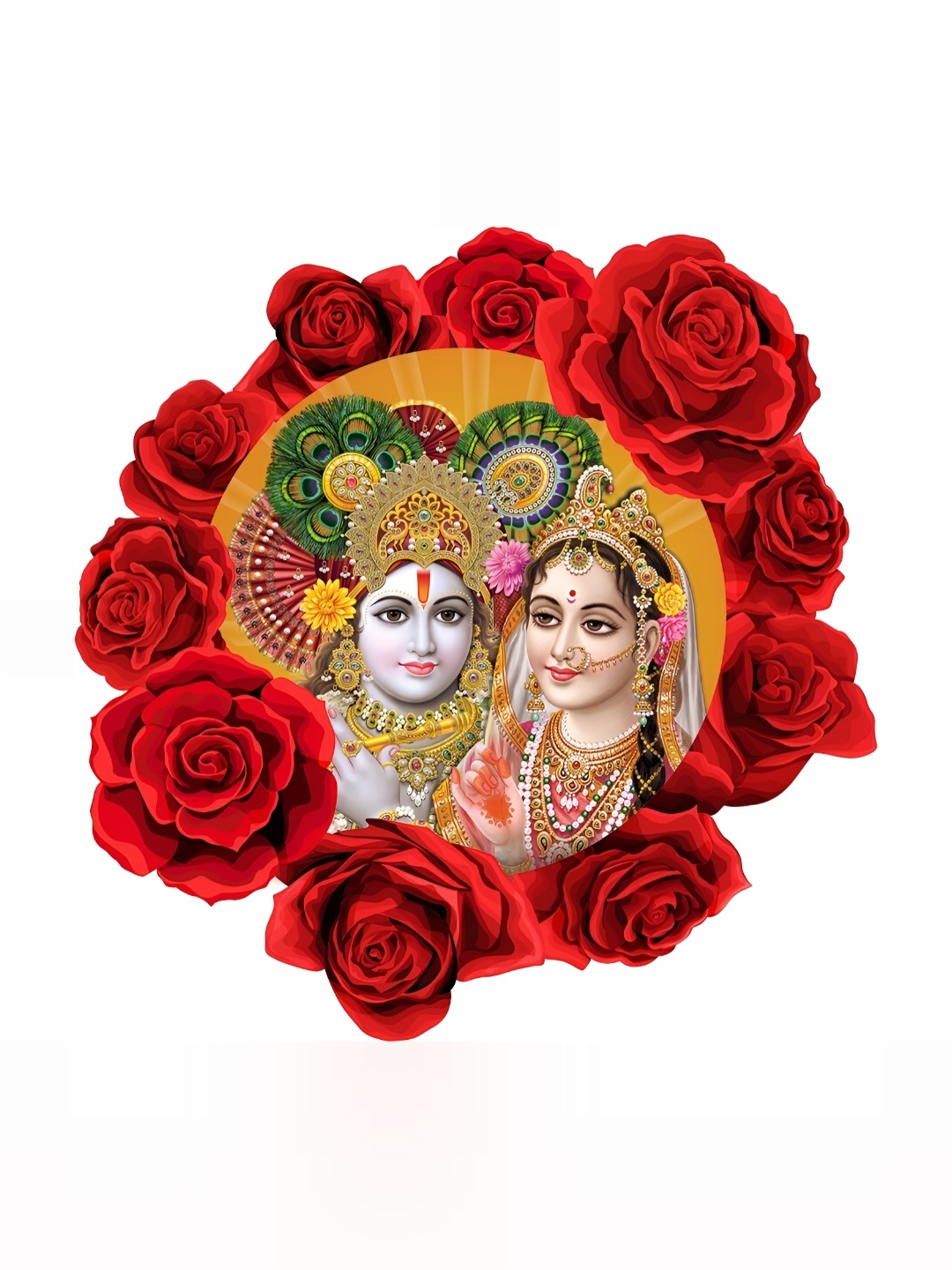 

Aquire Red & Yellow Religious Printed Self-Adhesive Wall Stickers