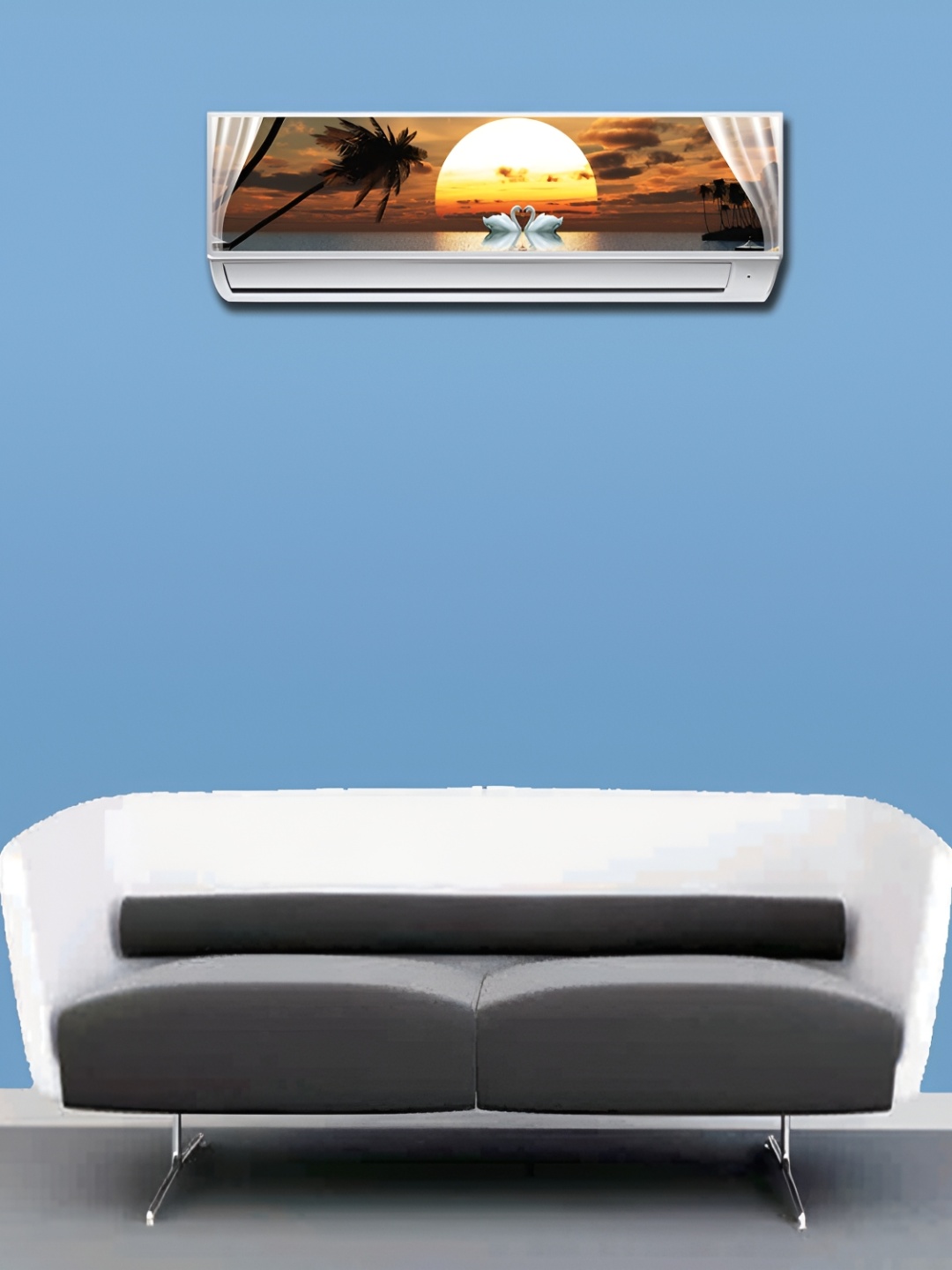 

Aquire Yellow & Orange Air Conditioner Tropical Sunset Sticker
