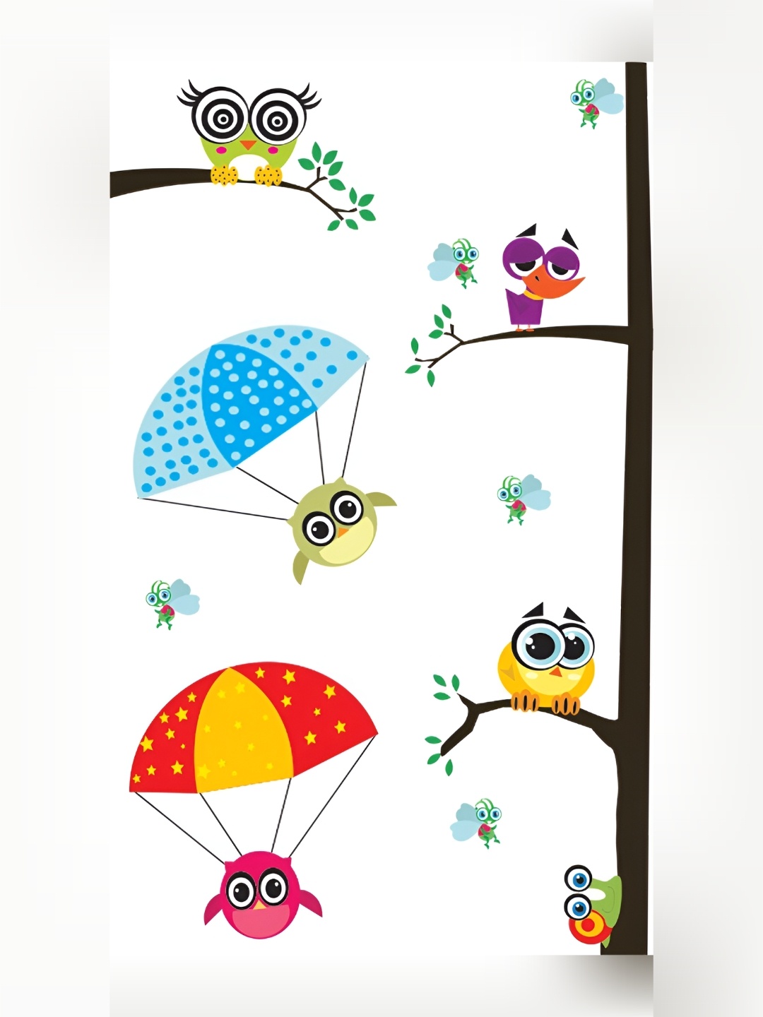 

Aquire Blue & Red Flying Birds Printed Self-Adhesive Wall Stickers
