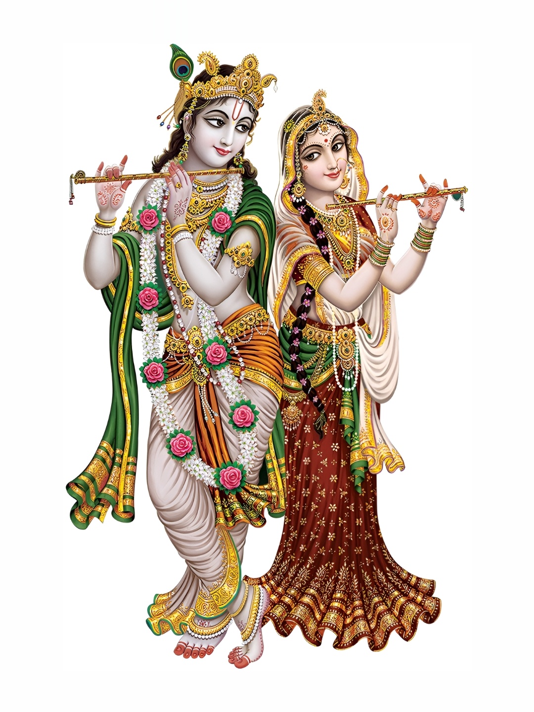 

Aquire god & god's Brown & Green Printed Self-Adhesive Wall Sticker