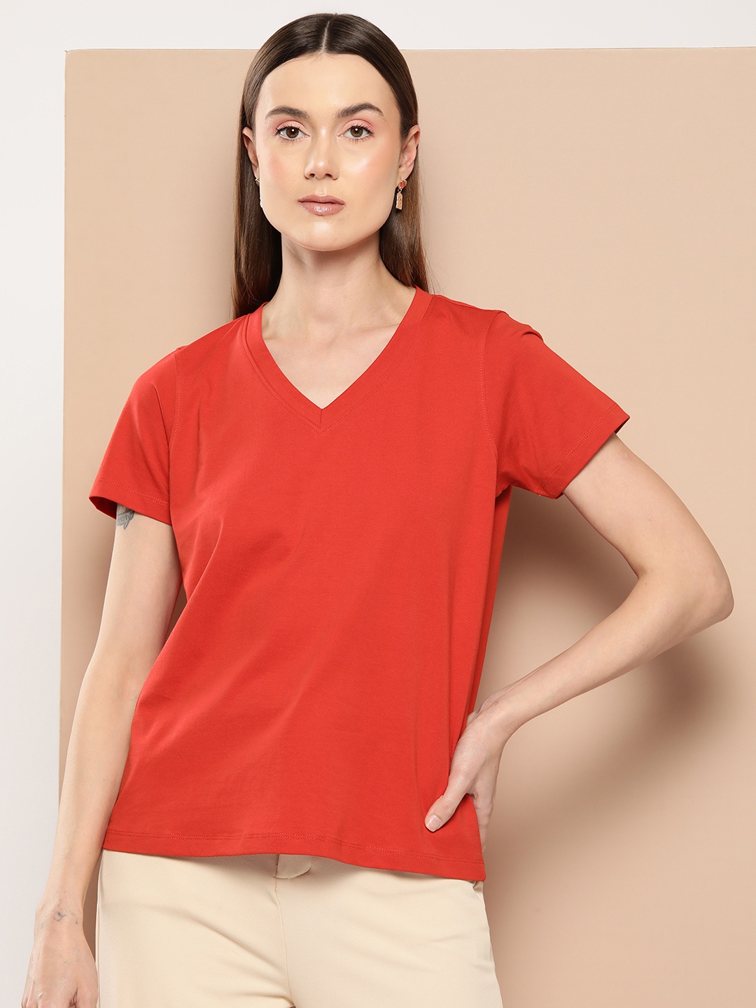 

Chemistry Pure Cotton T-shirt, Red