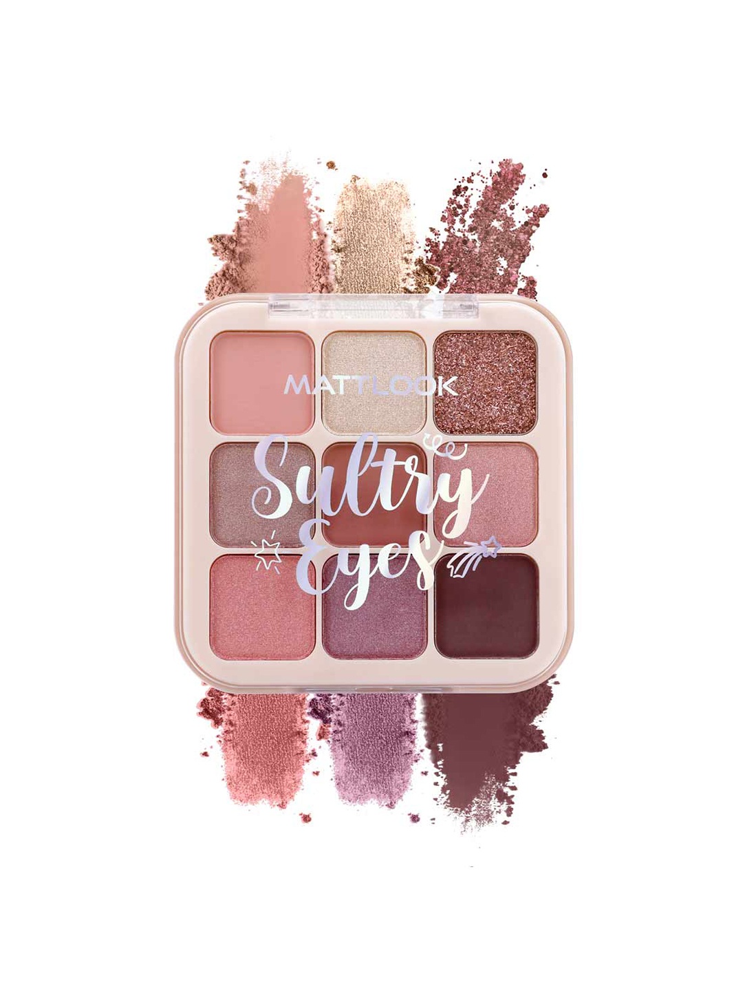 

MATTLOOK Sultry Eyes Eyeshadow Palette - 14g - Holiday Wine 02, Pink