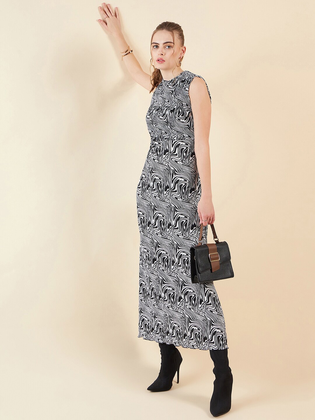 

Freehand by The Indian Garage Co Printed Maxi Dress, White
