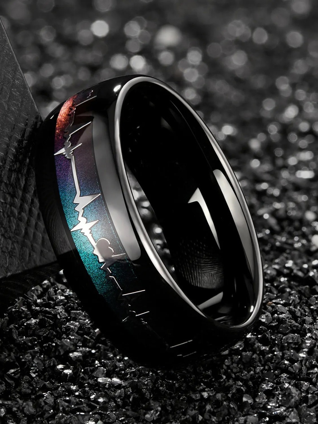 

MEENAZ Men Silver Plated Finger Ring
