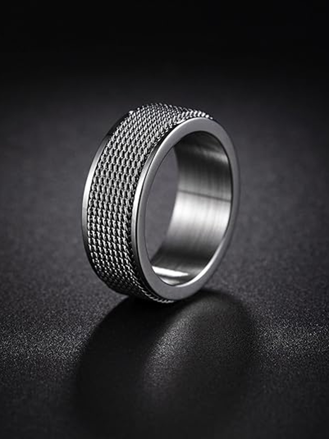 

MEENAZ Men Silver Plated Finger Ring