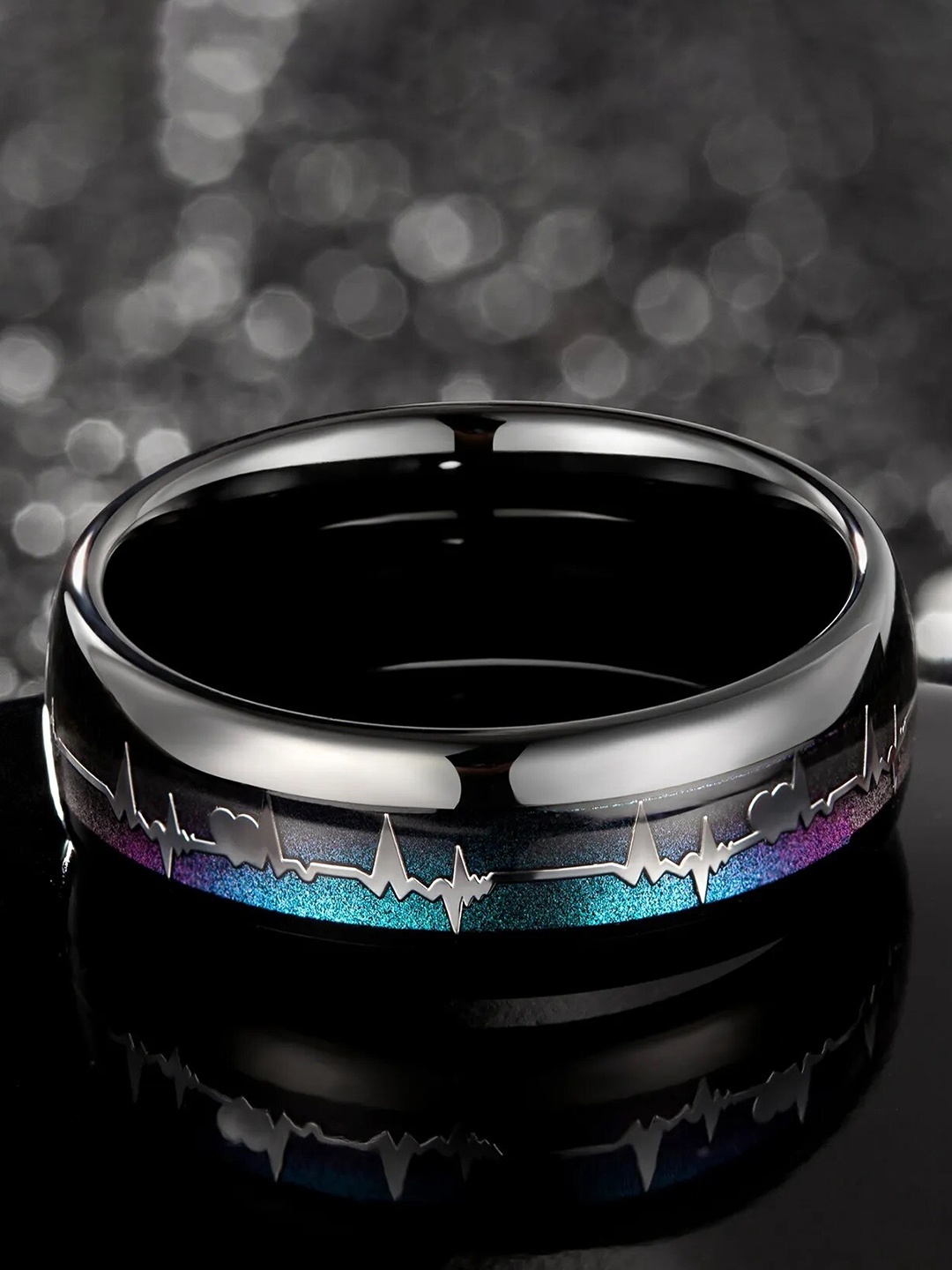 

MEENAZ Men Silver Plated Finger Ring