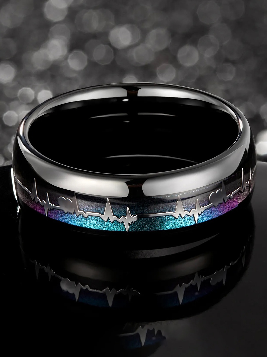 

MEENAZ Men Silver Plated Finger Ring