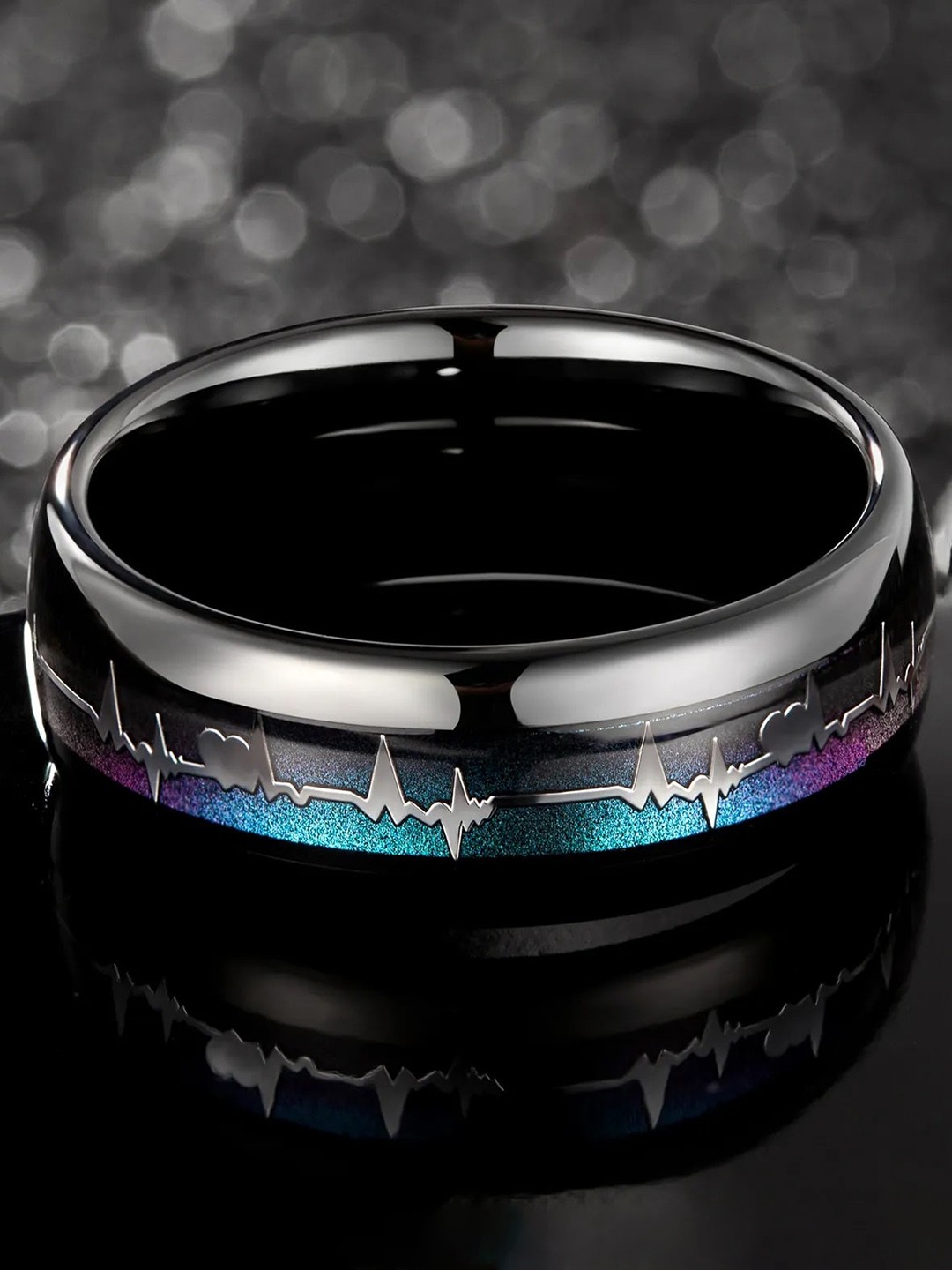 

MEENAZ Men Silver Plated Finger Ring