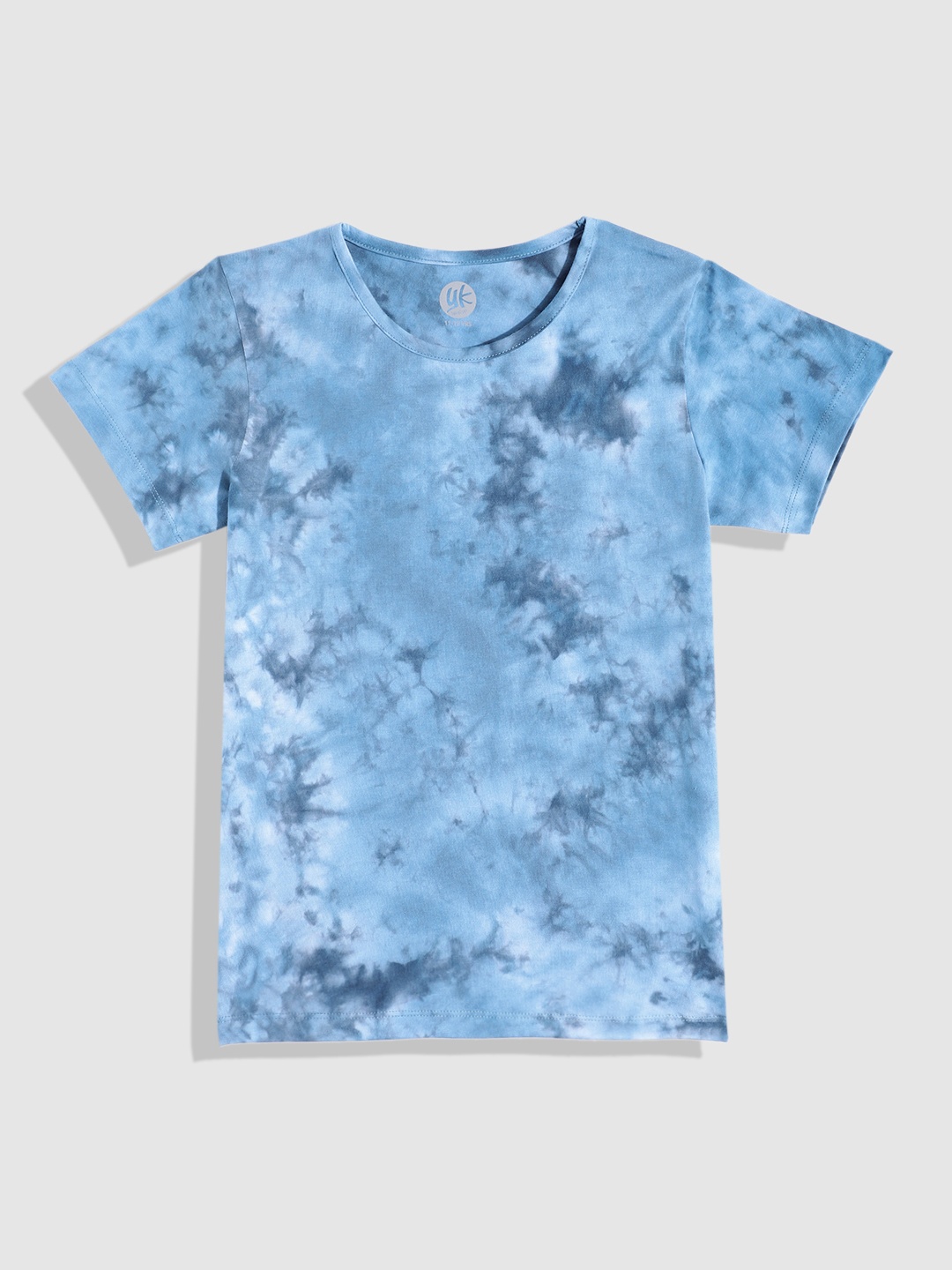 

YK Boys Printed Pure Cotton T-shirt, Turquoise blue