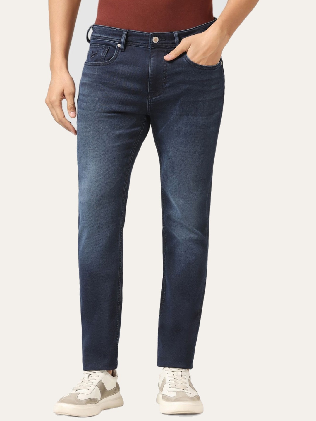 

Blackberrys Men Jean Slim Fit Low-Rise Clean Look Jeans, Blue