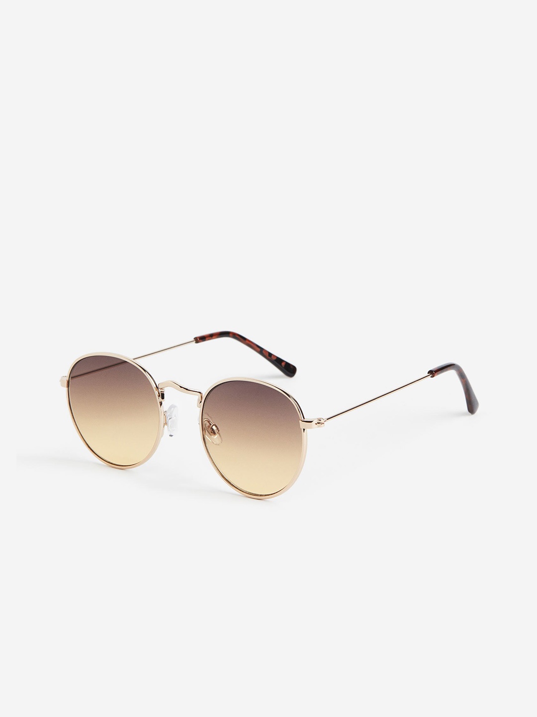 

H&M Men UV-Protective Round Sunglasses, Beige
