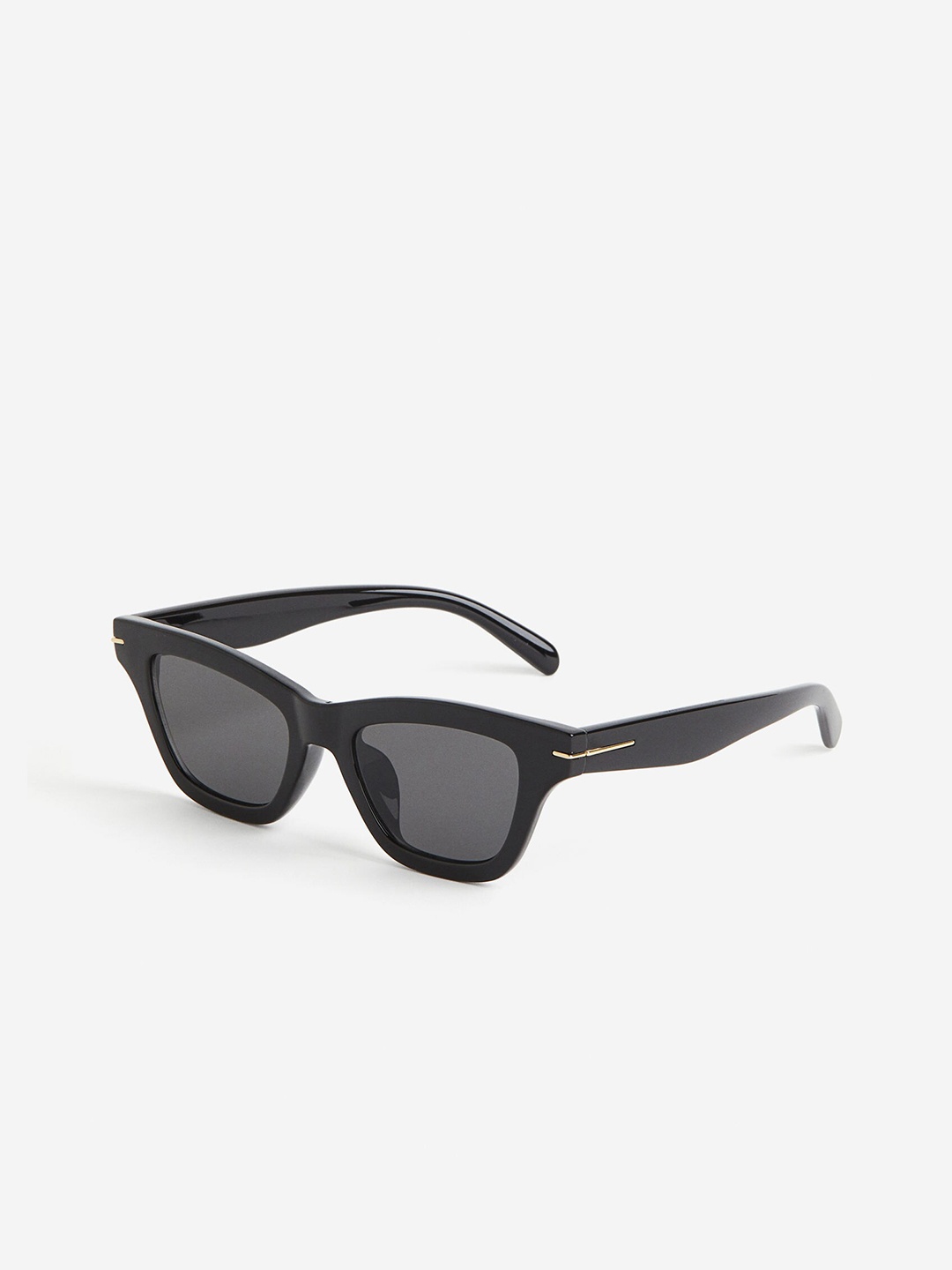 

H&M UV-Protective Angular Sunglasses, Black