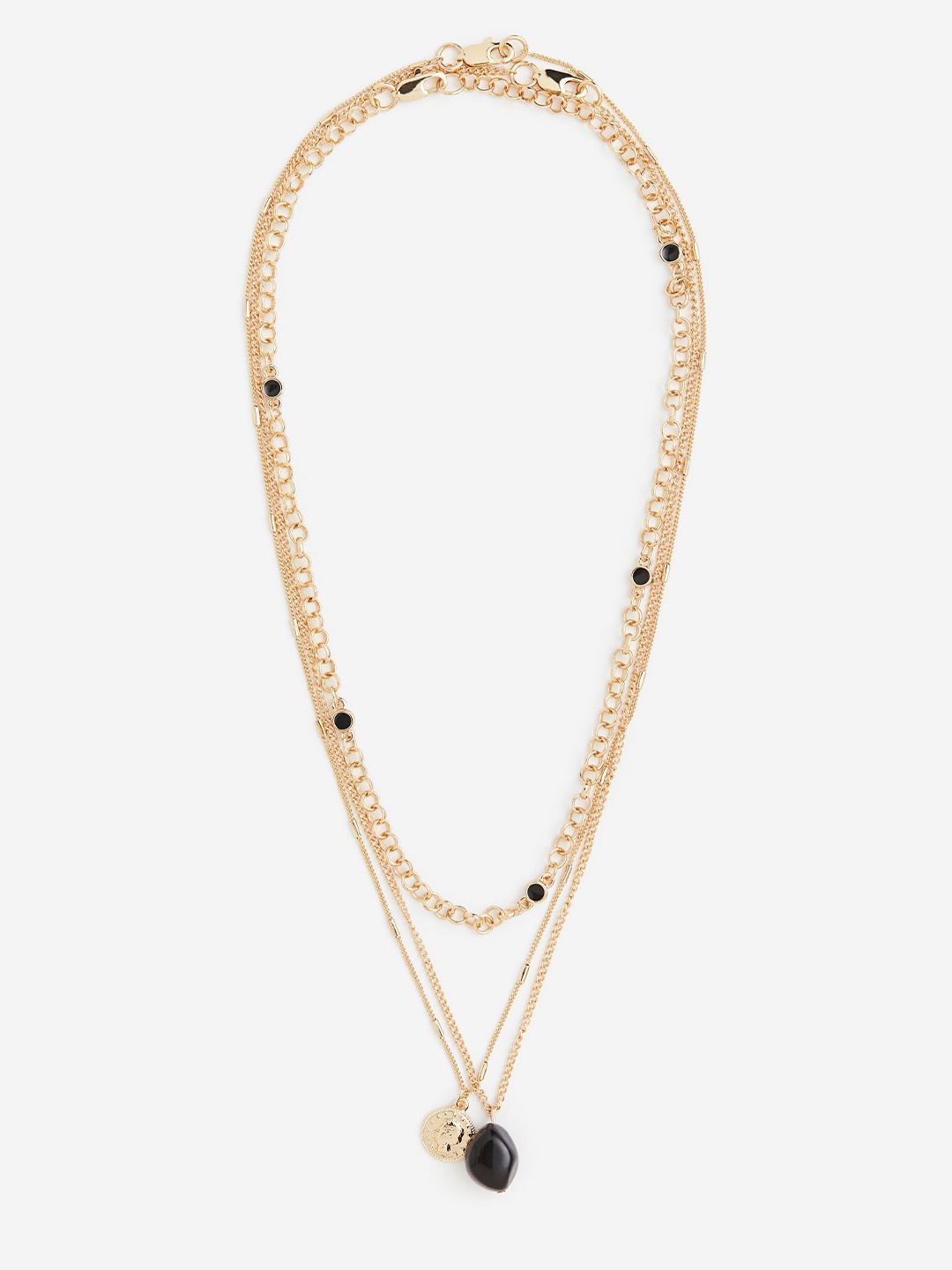 

H&M Men 3-Pack Necklaces, Gold