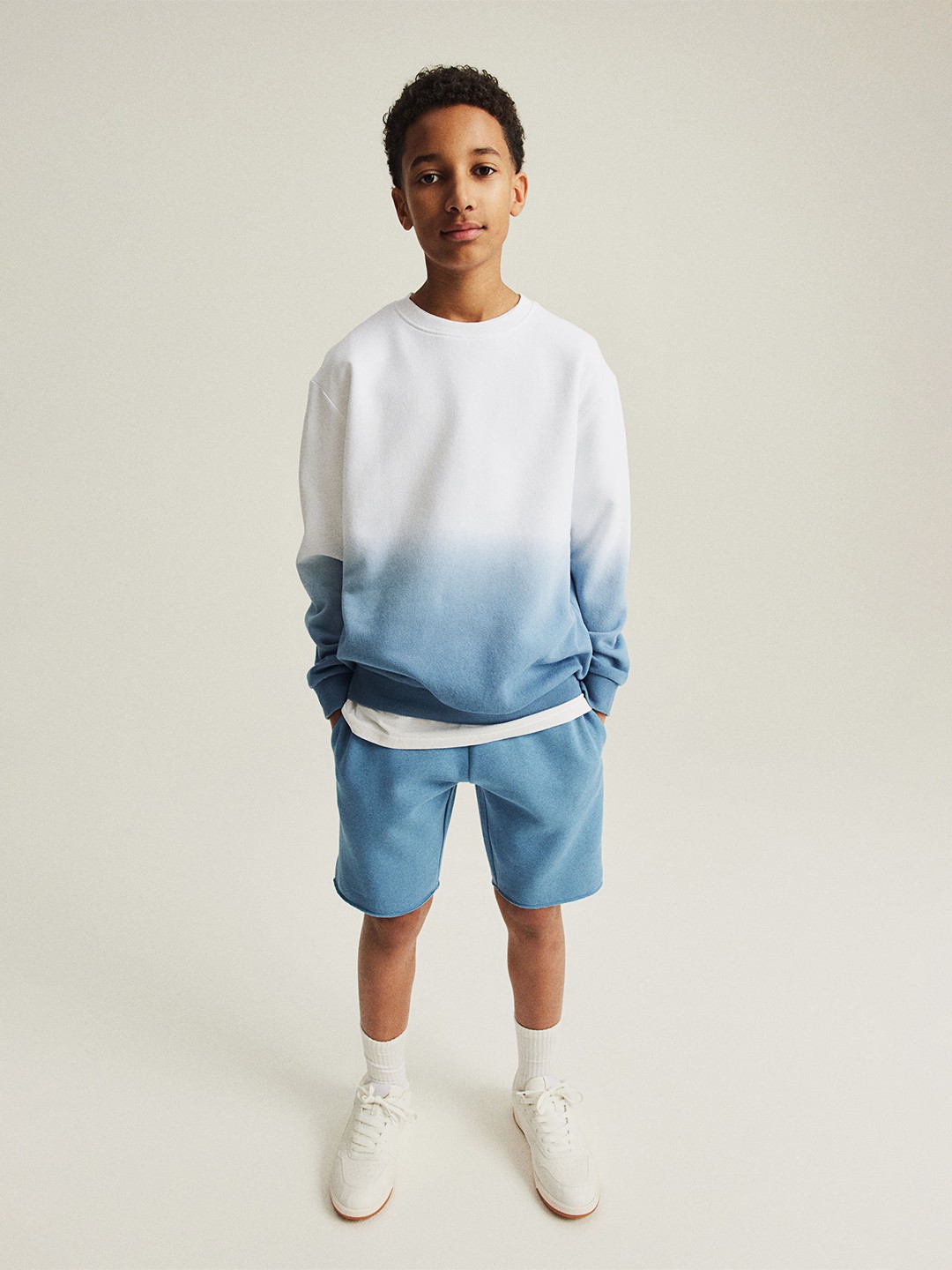 

H&M Boys 2-Piece Sweatshirt Set, White