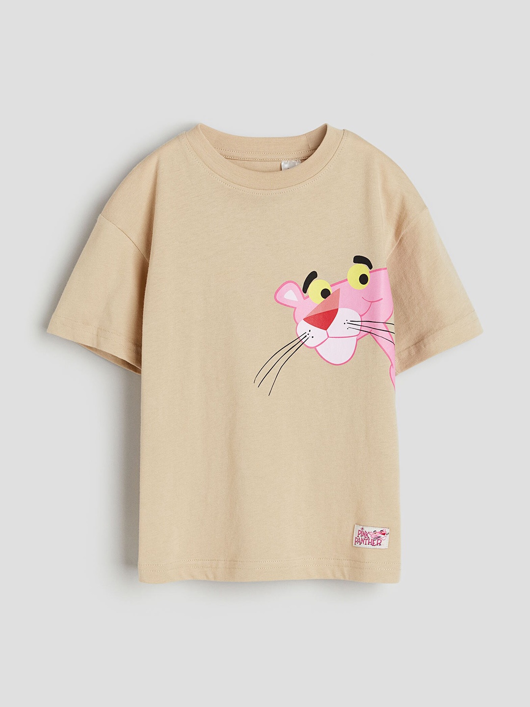 

H&M Boys Pure Cotton Printed T-shirt, Beige
