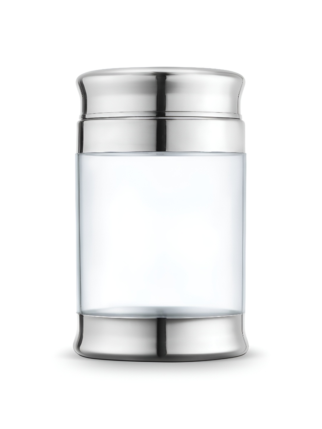

Classic Essentials Silver-Toned & Transparent Dishwasher Safe Canister 550 ml
