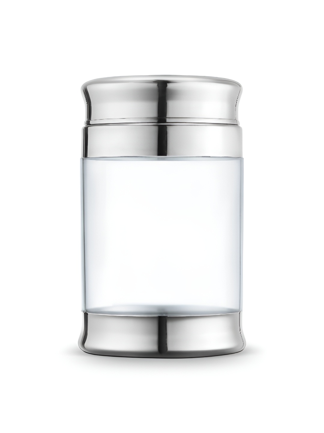 

Classic Essentials Silver-Toned & Transparent Stainless Steel Canister 250 ml