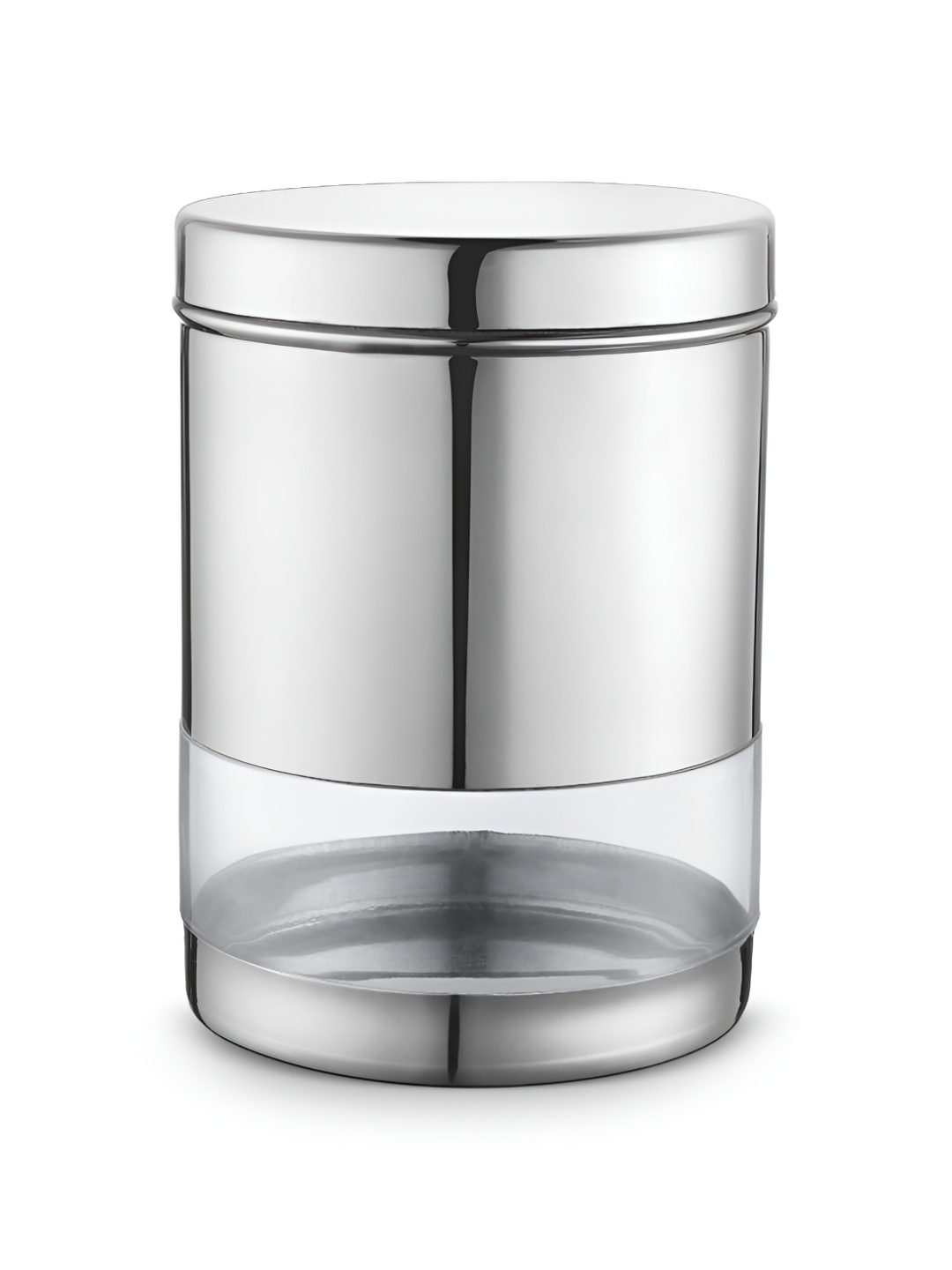 

Classic Essentials Silver-Toned & Transparent Dishwasher Safe Canister 1 L
