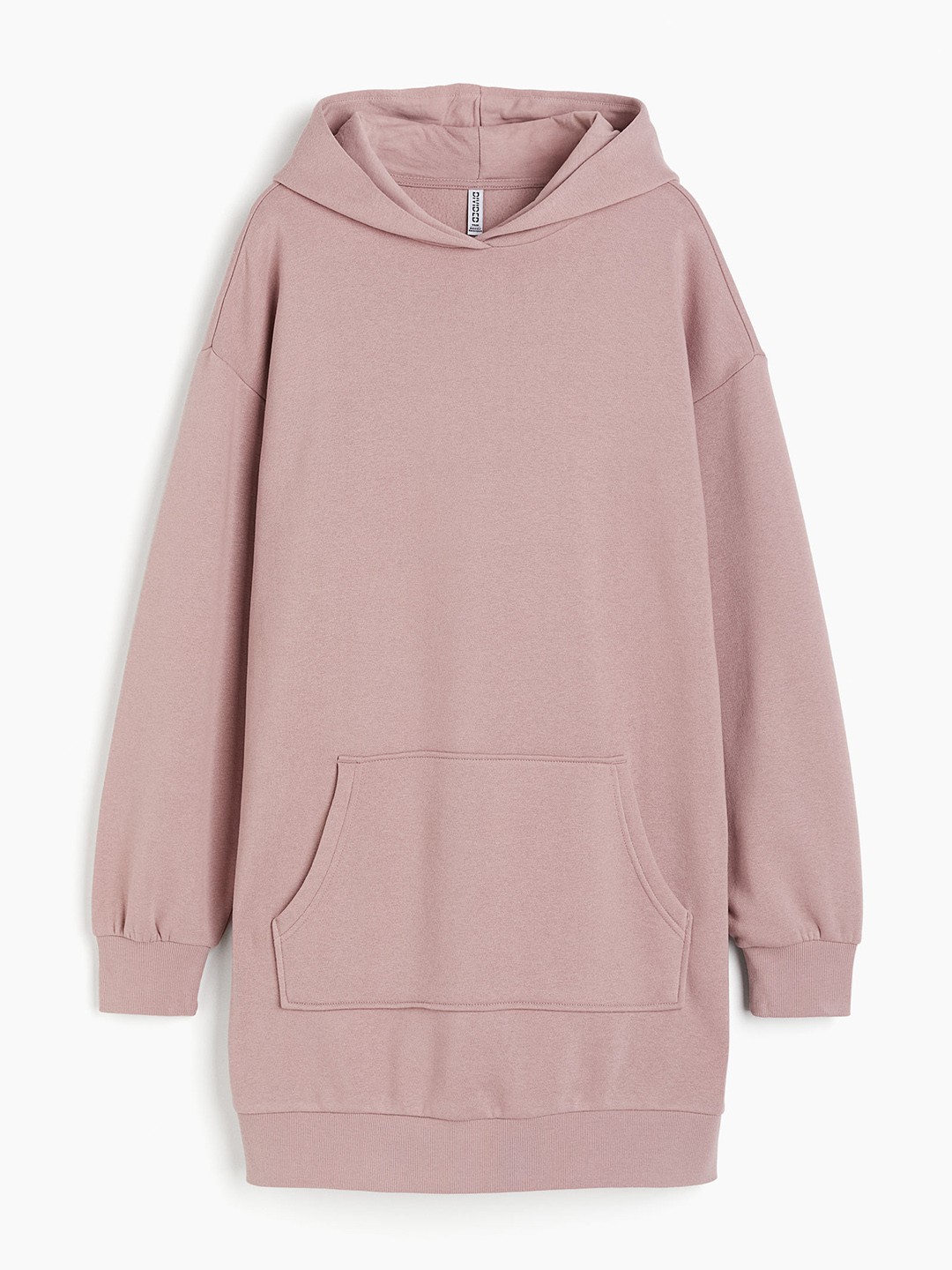 

H&M Women Hooded Sweatshirt Dress, Pink