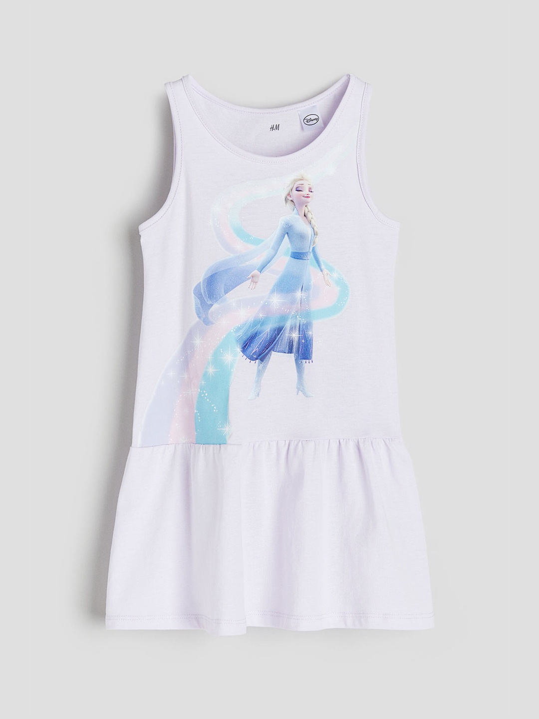 

H&M Girls Printed Cotton Dress, Lavender