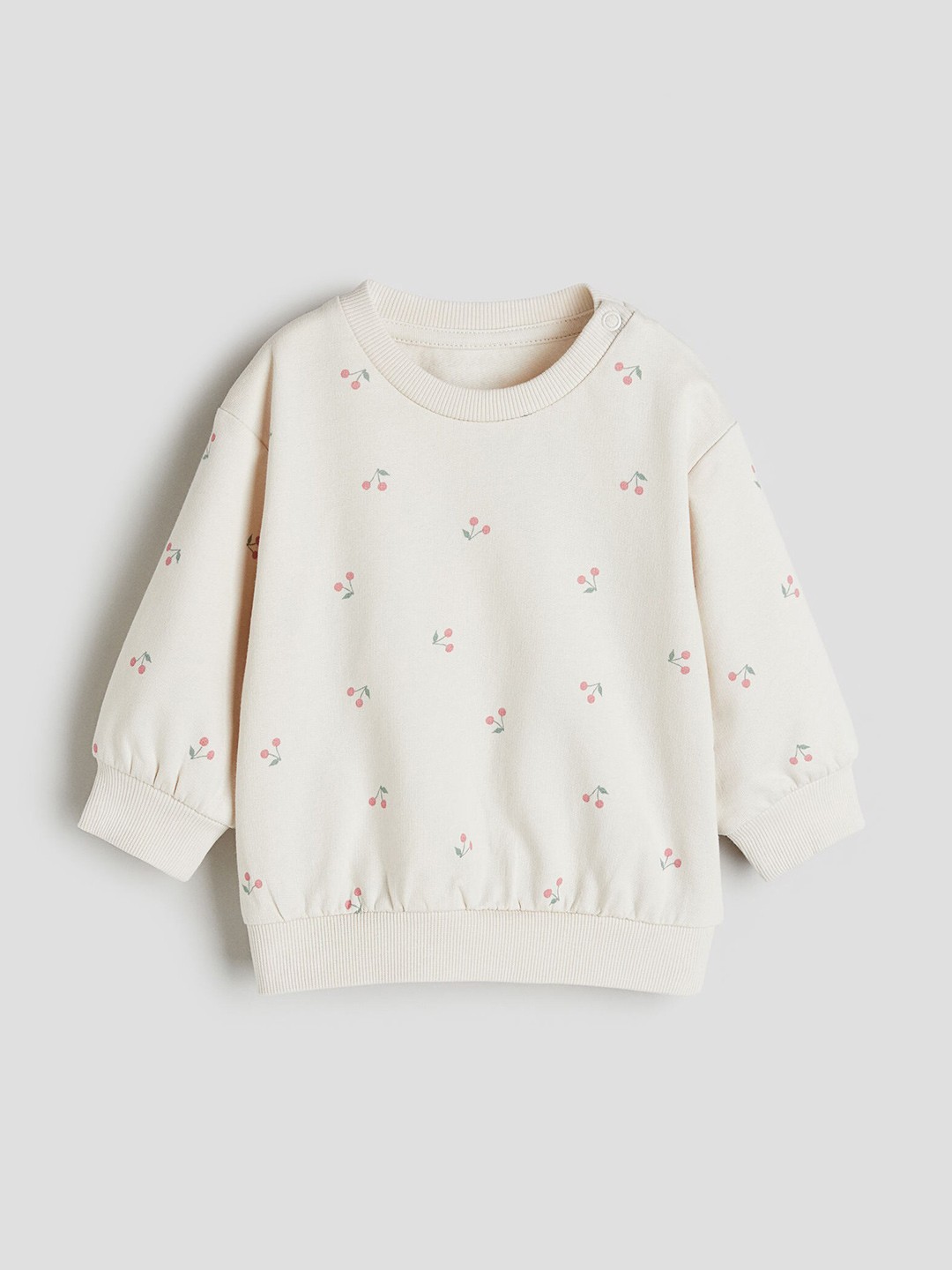

H&M Boys Cotton Sweatshirt, White