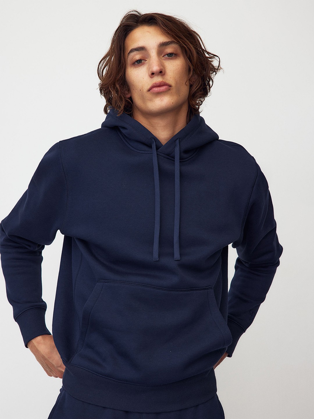 

H&M DryMove Regular Fit Sports Hoodie, Blue