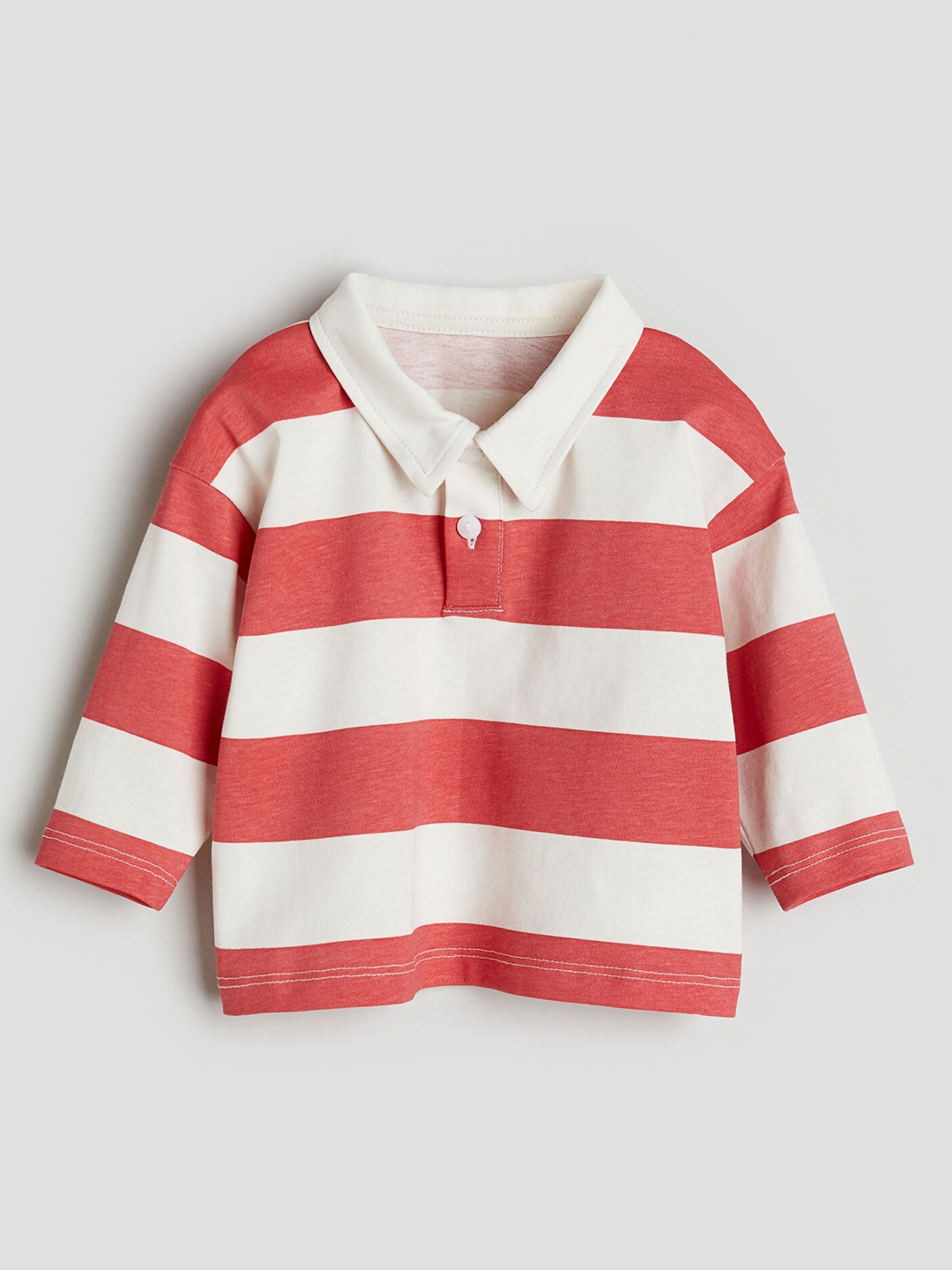

H&M Boys Cotton Jersey Polo Shirt, White