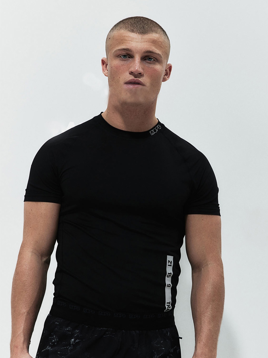 

H&M DryMove Muscle Fit Sports T-shirt, Black