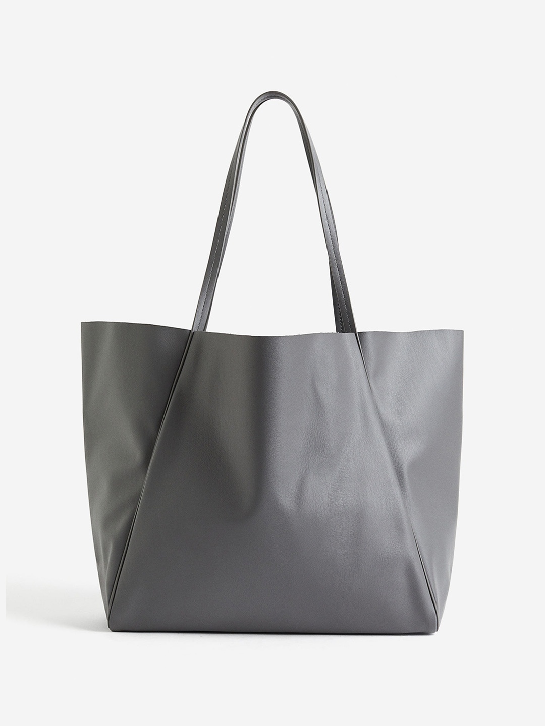 

H&M Coated Shopper, Grey