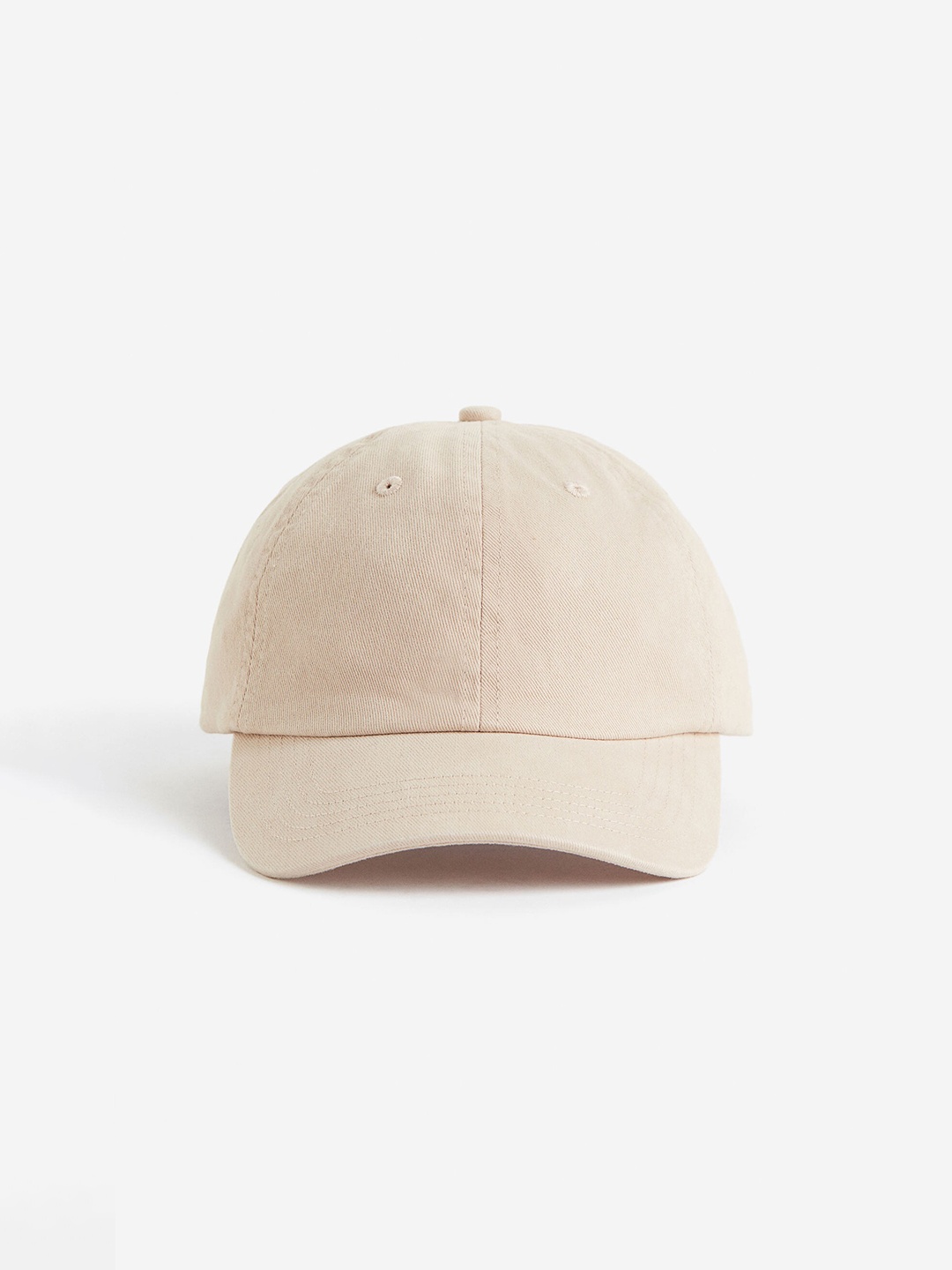 

H&M Women Cotton Twill Cap, Beige