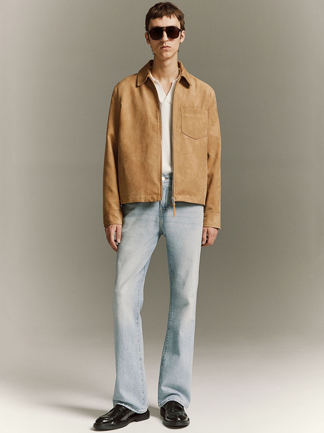 

H&M Regular Fit Jacket, Beige