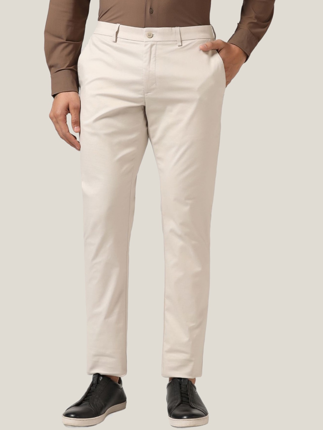 

Blackberrys TechPro Men Stone Beig Casual Trouser, Beige