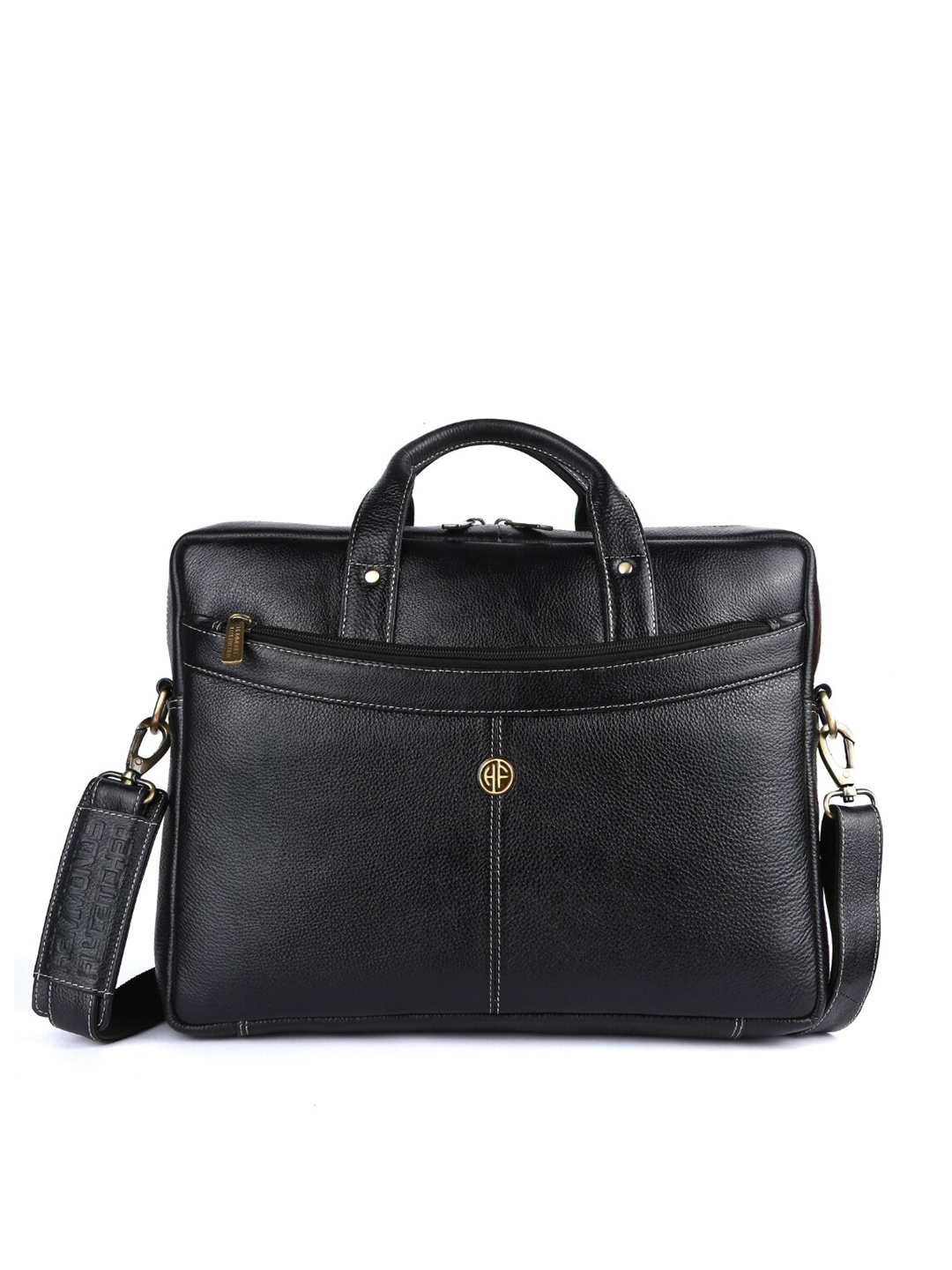 

HAMMONDS FLYCATCHER Men Leather Laptop Bag - Up to 16 inch Laptop, Black