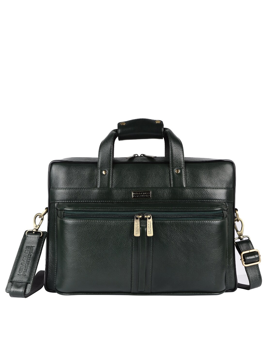 

HAMMONDS FLYCATCHER Men Leather Laptop Bag - Up to 16 inch, Green