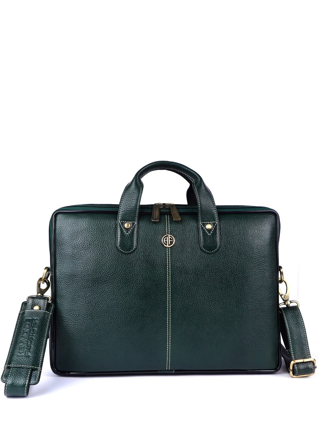 

HAMMONDS FLYCATCHER Men Leather Laptop Bag - Up to 16 inch Laptop, Green